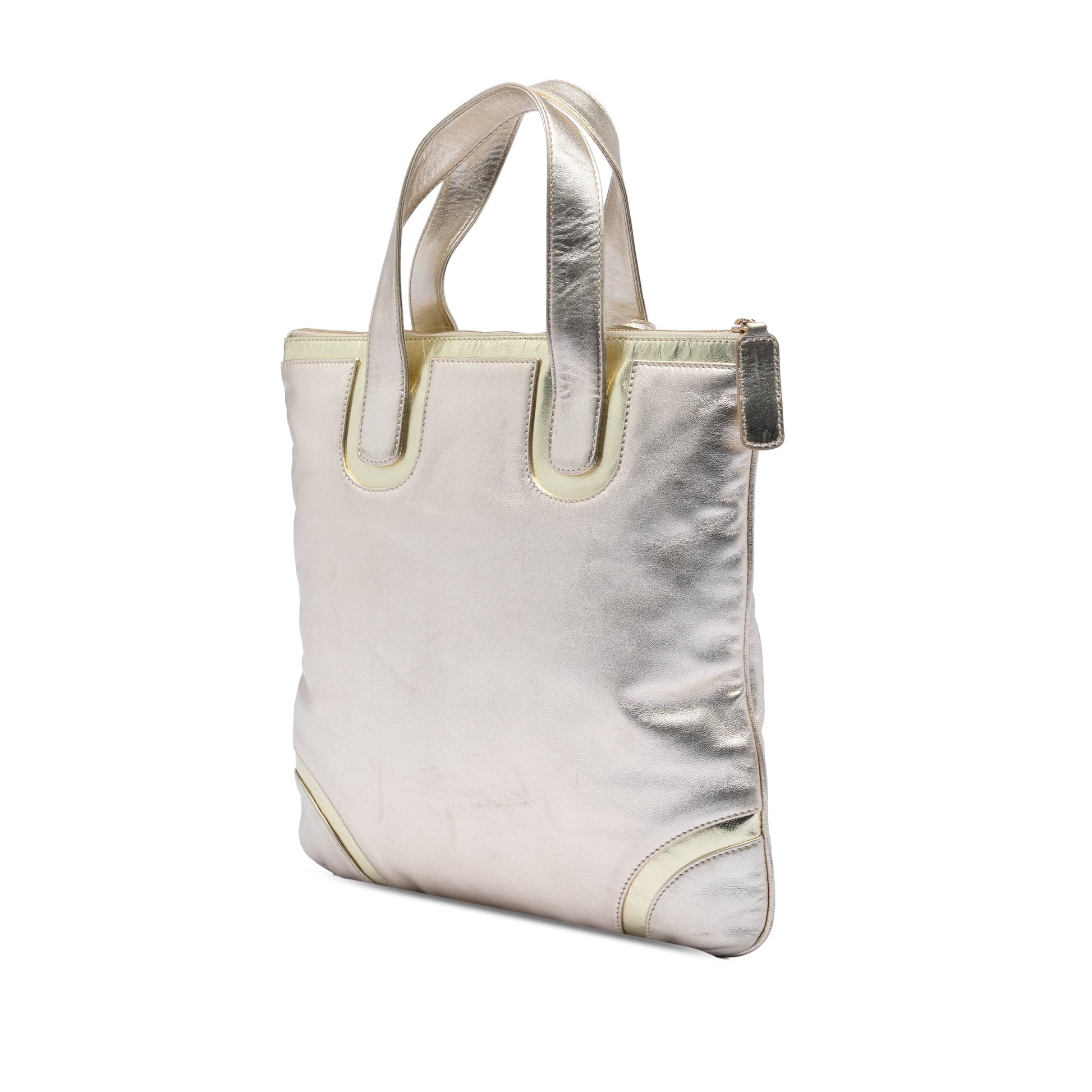 LOEWE Metallic Leather Tote