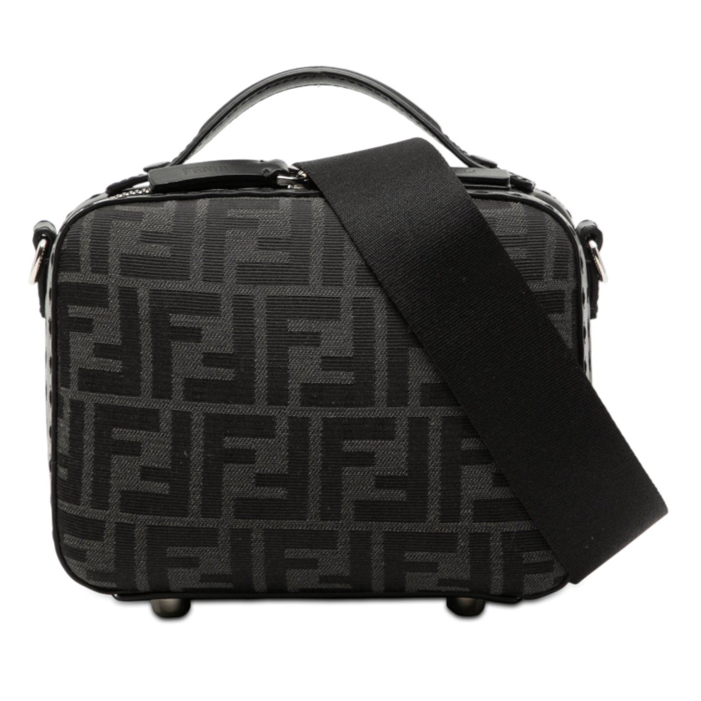 Fendi Mini Zucca Canvas Suitcase Bag