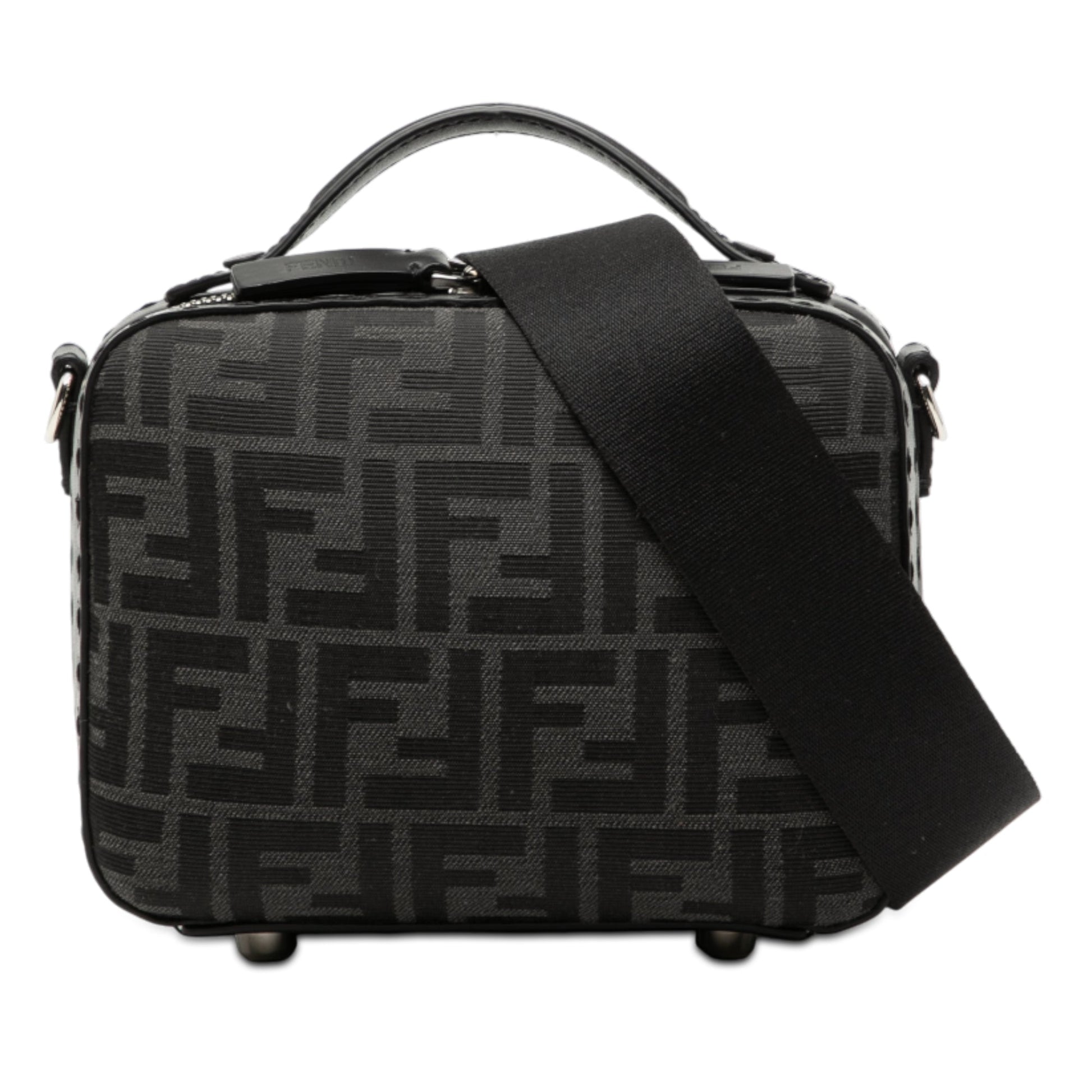 Fendi Mini Zucca Canvas Suitcase Bag
