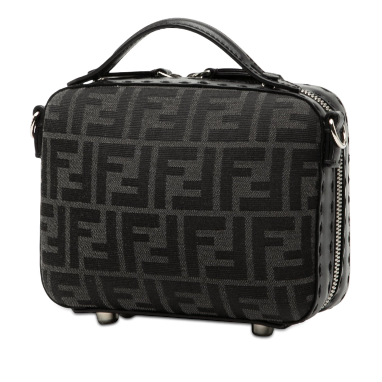Fendi Mini Zucca Canvas Suitcase Bag