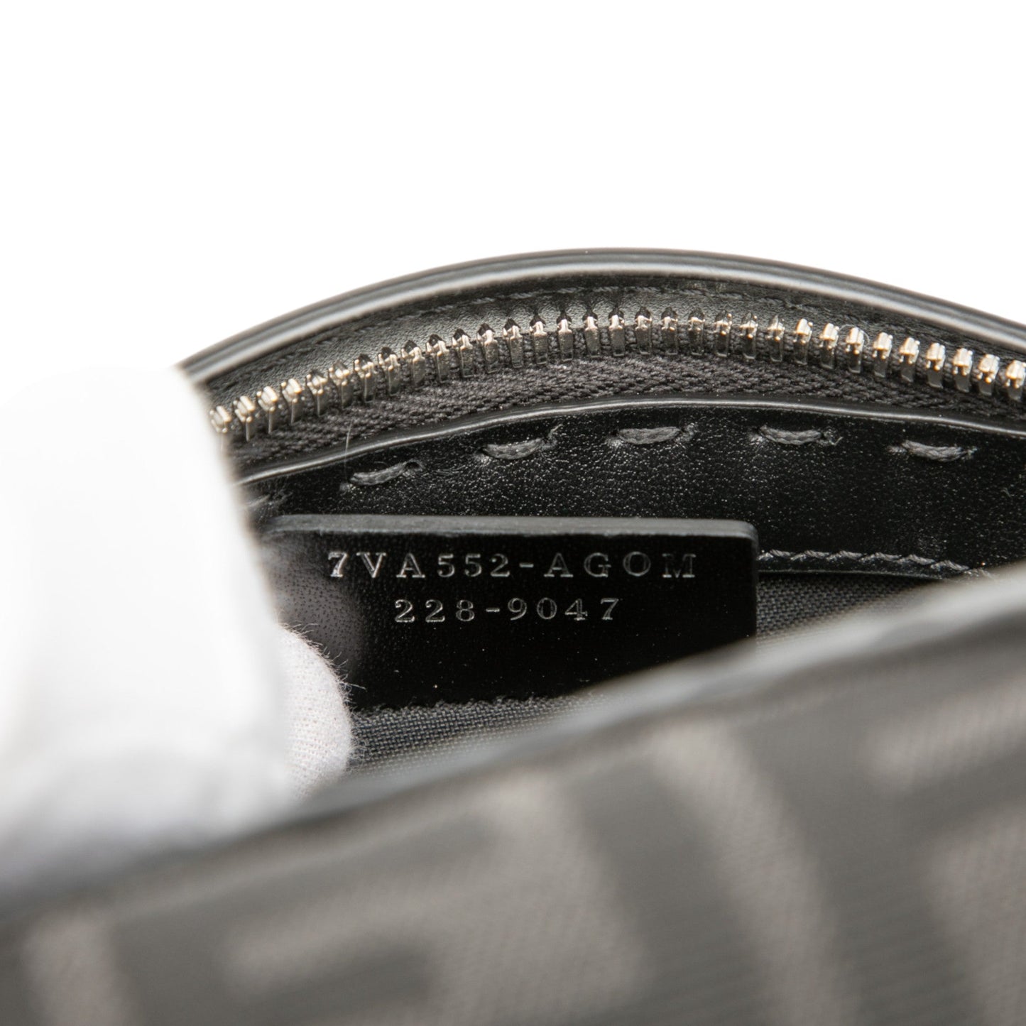 Fendi Mini Zucca Canvas Suitcase Bag