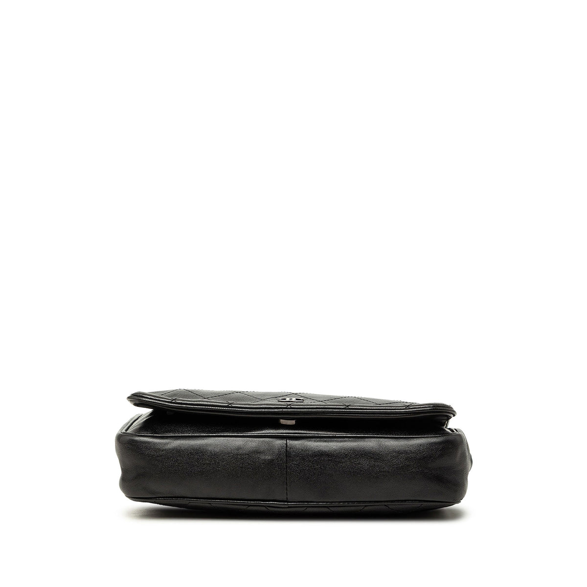 Chanel CC Quilted Lambskin Full Flap Wallet on Chain