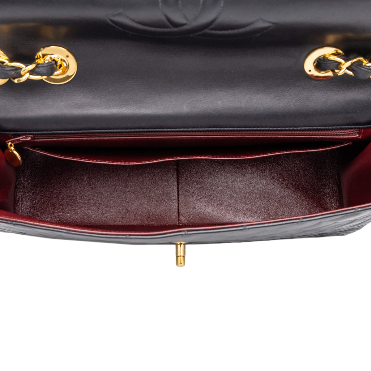 Chanel Maxi XL Classic Lambskin Single Flap — Black