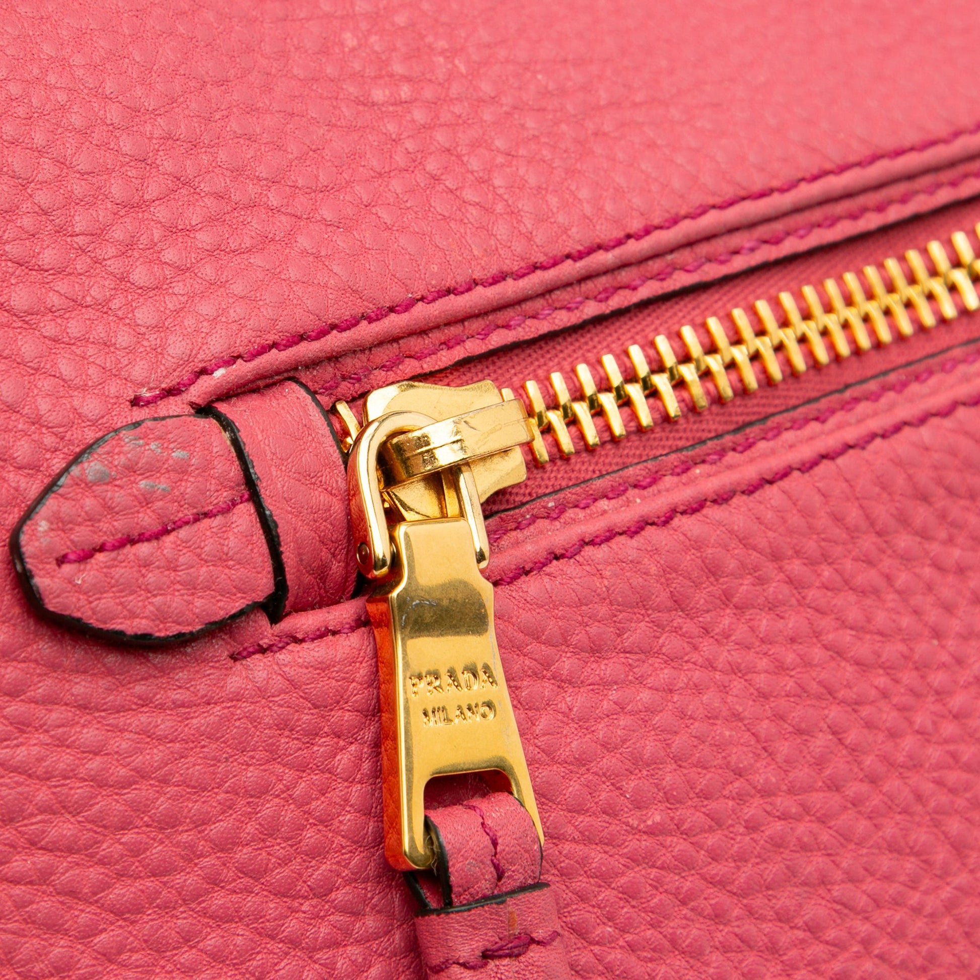 Prada Vitello Daino Open Convertible Tote