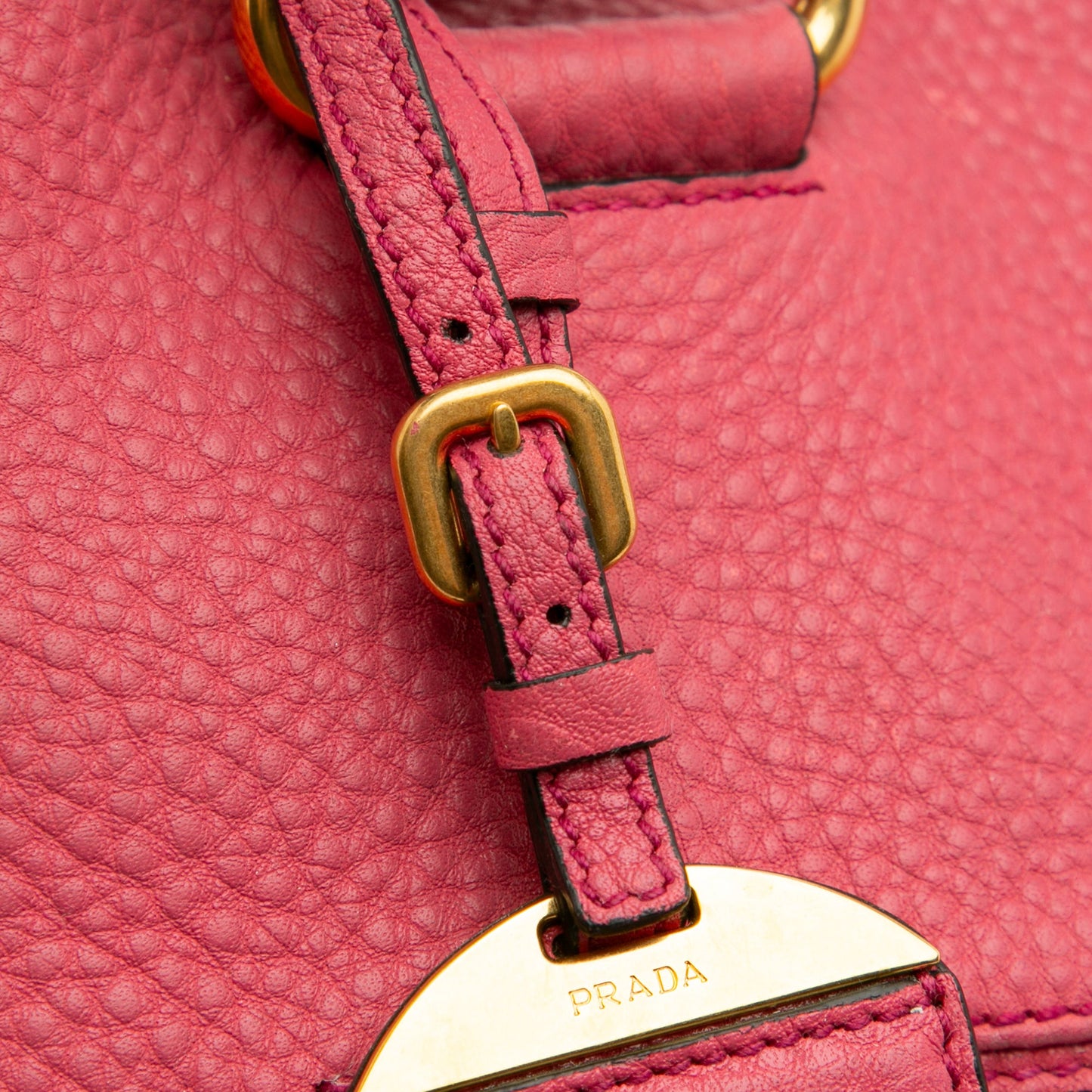 Prada Vitello Daino Open Convertible Tote