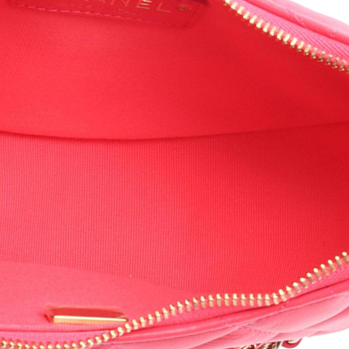 Chanel Small Quilted Lambskin Chain Around Hook Hobo Bag