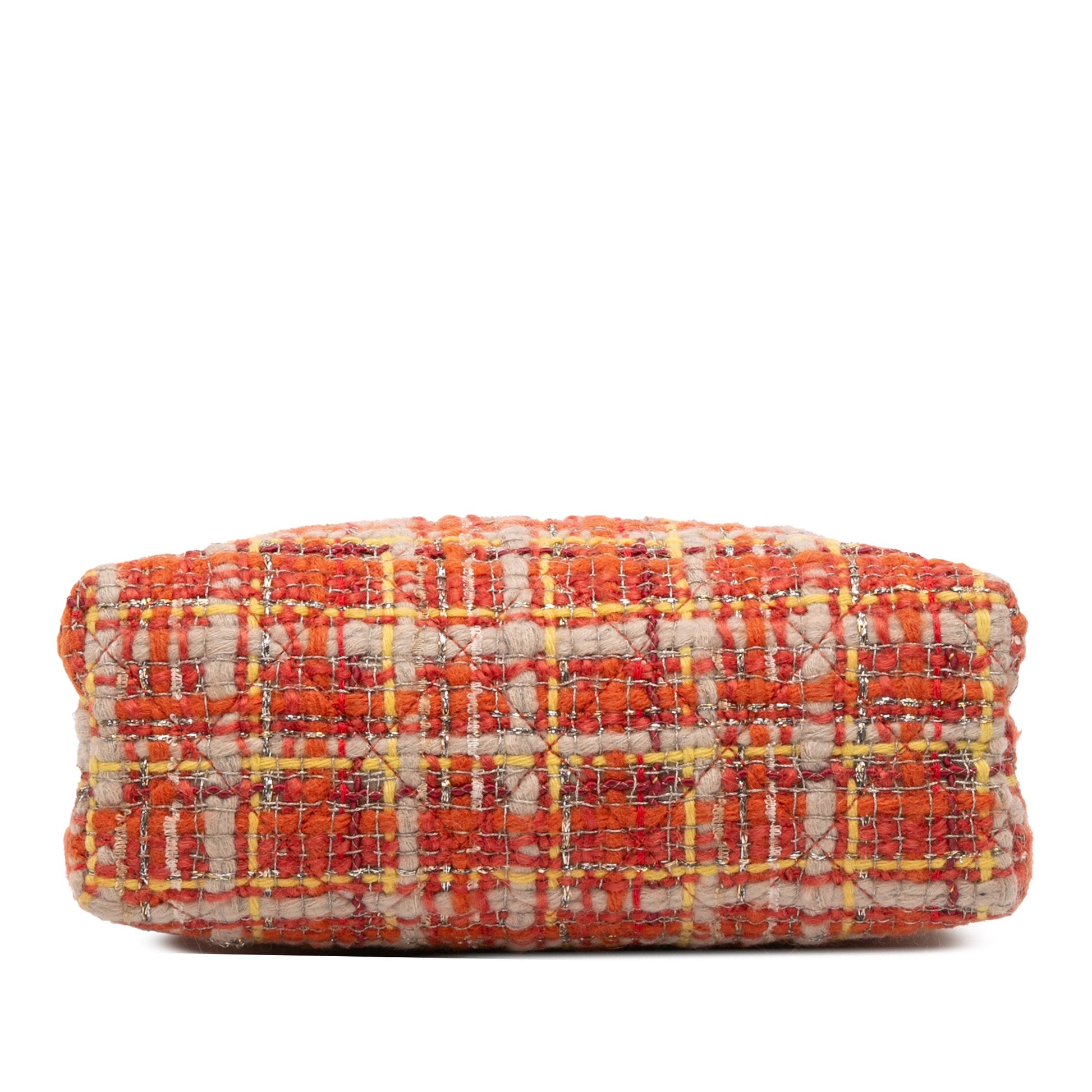 Chanel Multicolor Tweed and Leather Quadrato Box Shoulder Bag