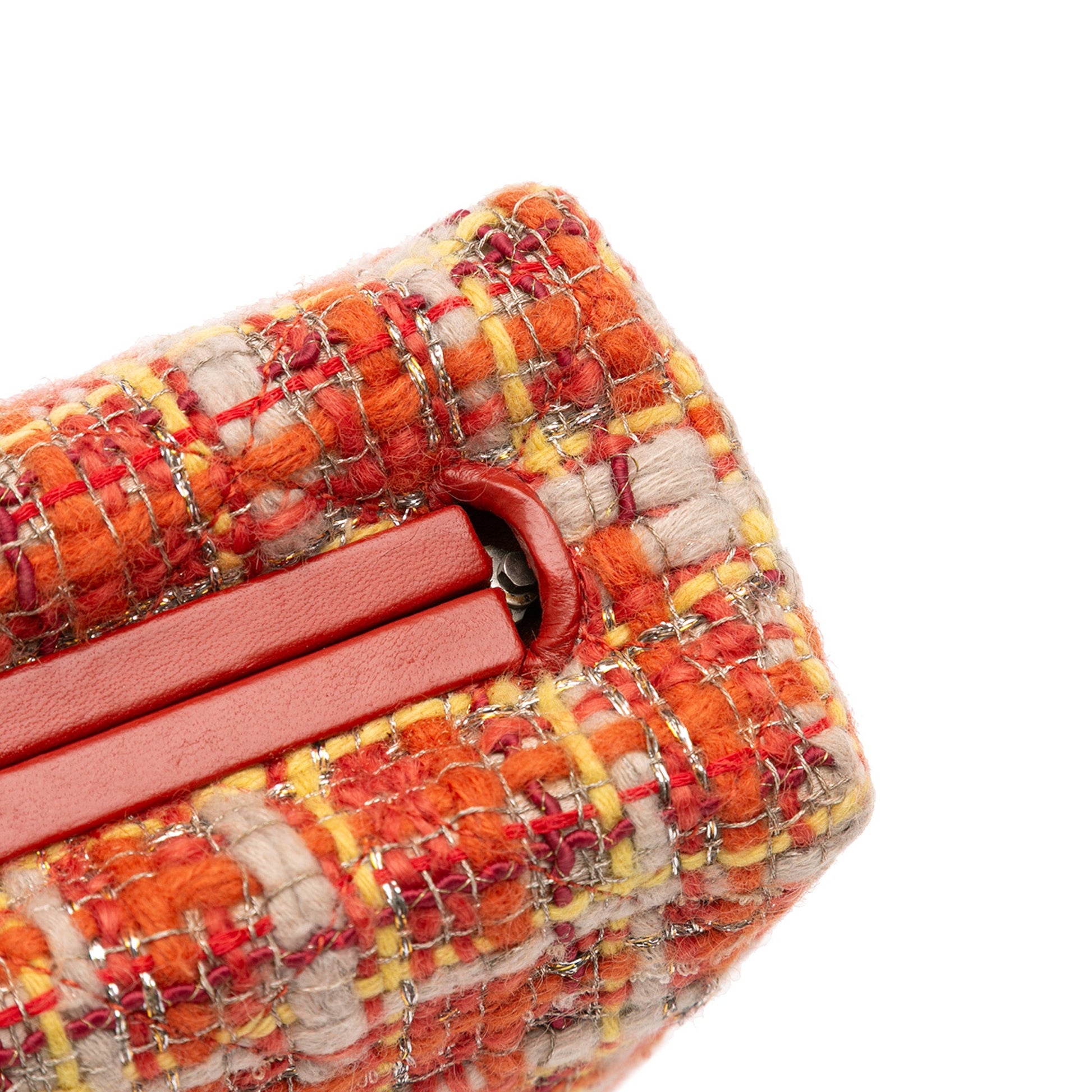 Chanel Multicolor Tweed and Leather Quadrato Box Shoulder Bag