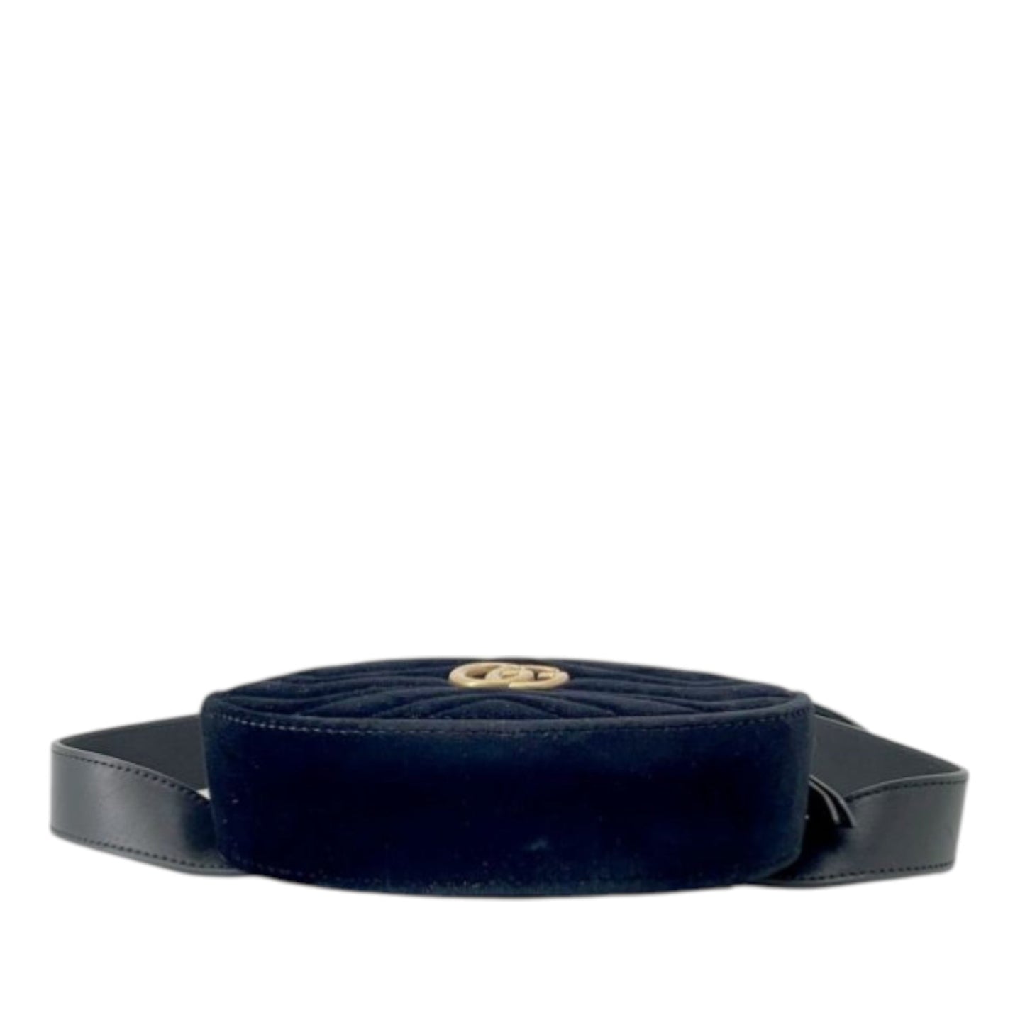 Gucci GG Marmont Matelasse Velvet Belt Bag