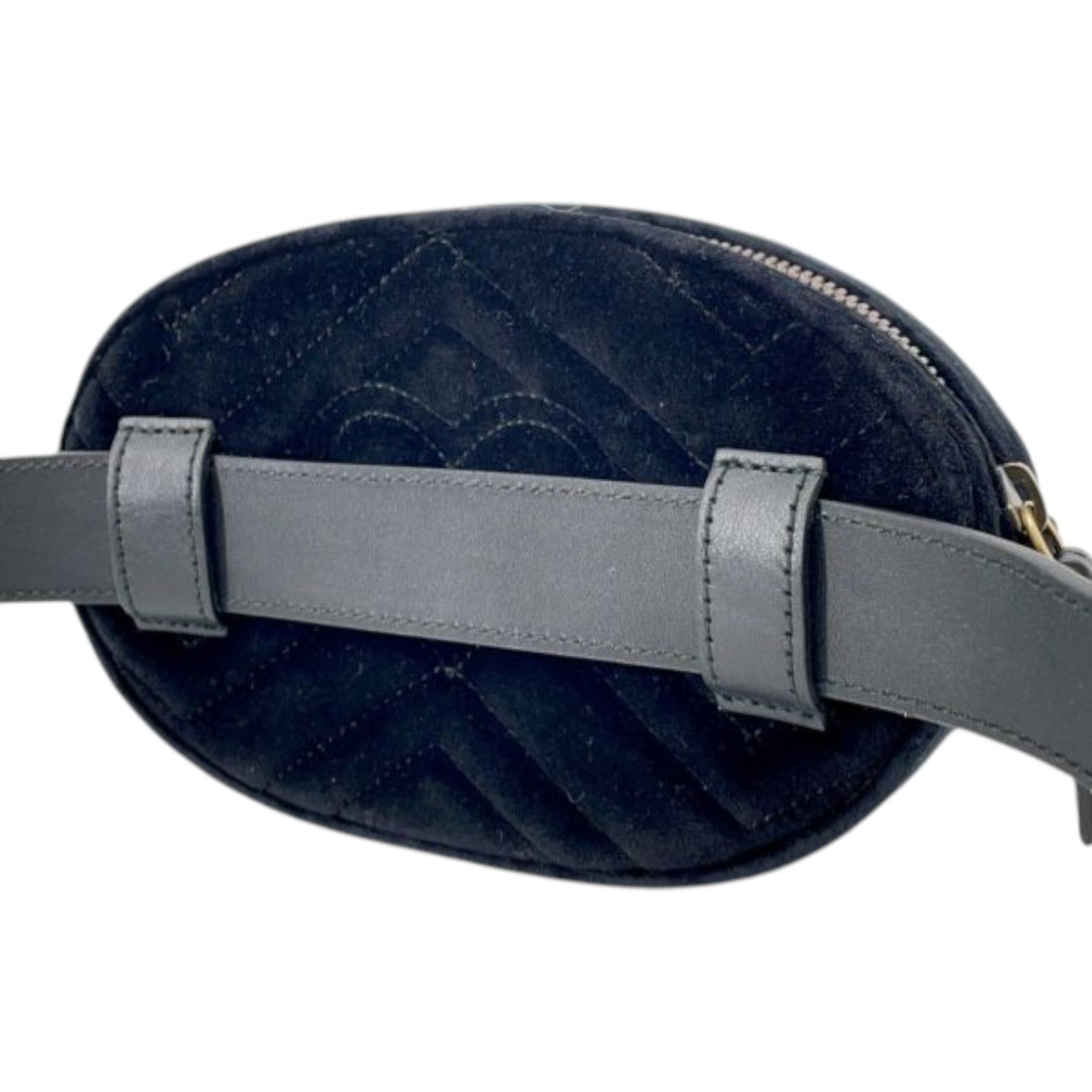 Gucci GG Marmont Matelasse Velvet Belt Bag