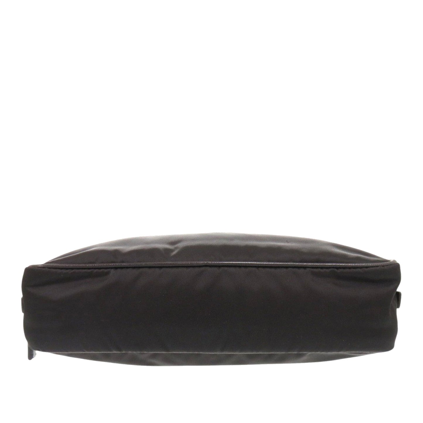 Prada Saffiano Trimmed Tessuto Clutch