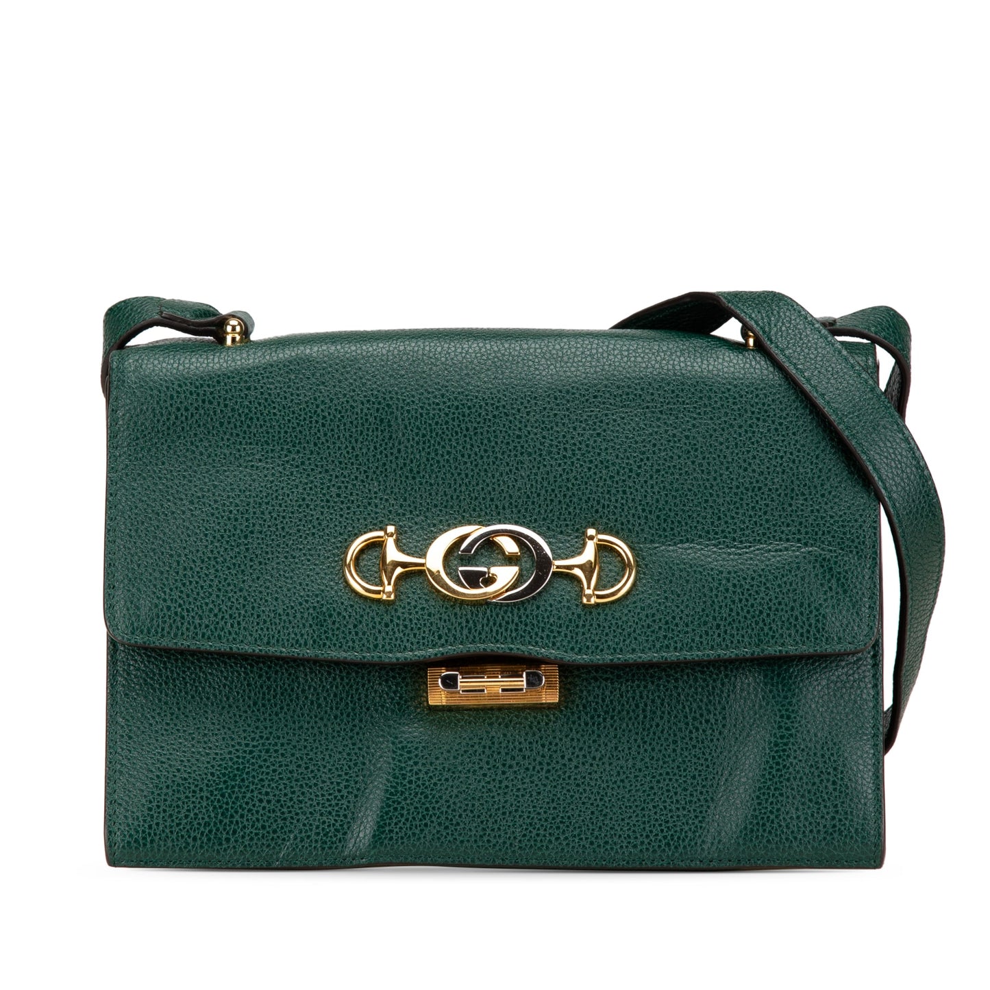 Gucci Small Leather Zumi Flap Crossbody