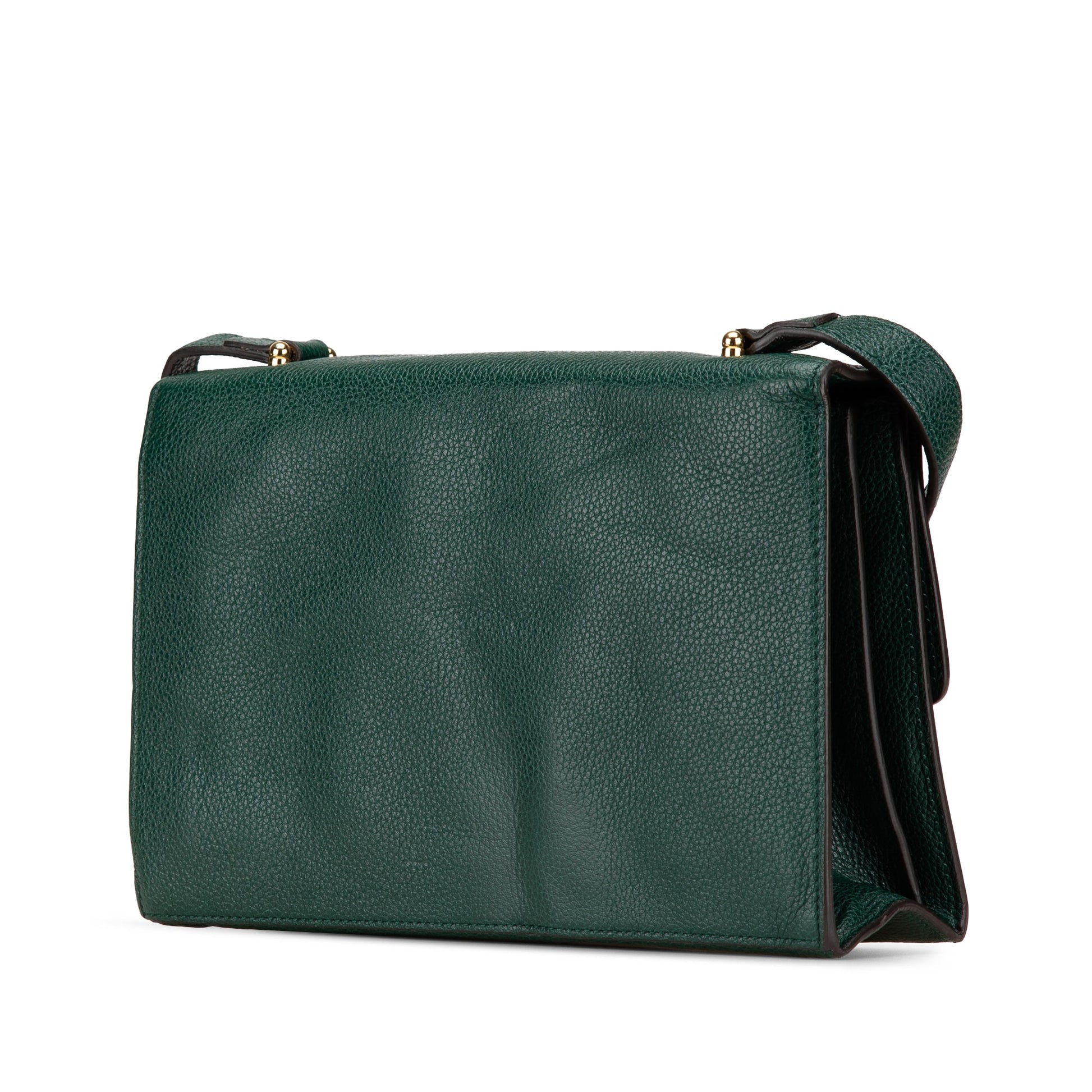 Gucci Small Leather Zumi Flap Crossbody