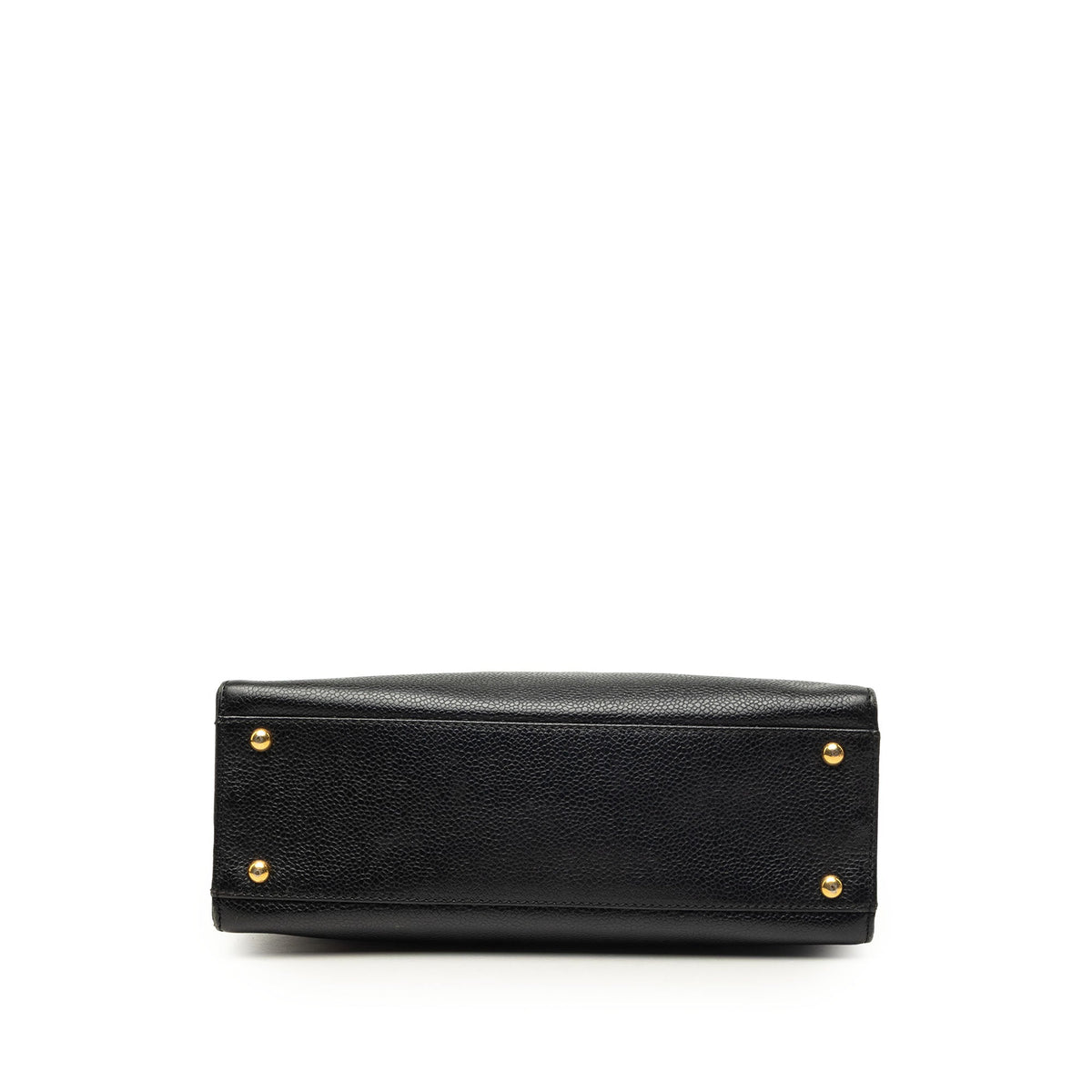 Chanel CC Caviar Chain Turn Lock Tote