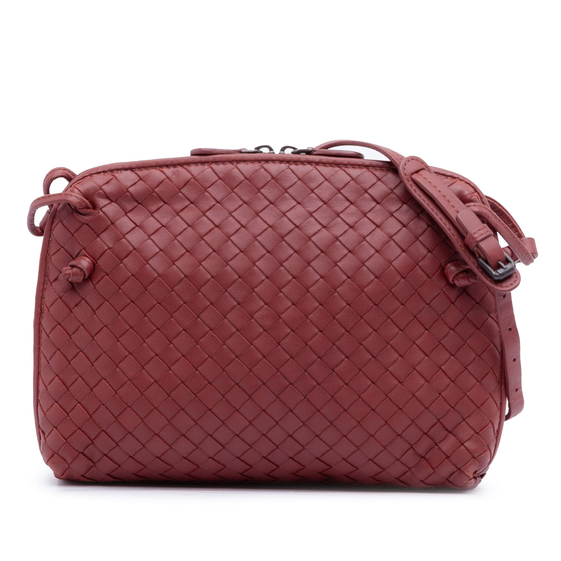 Bottega Veneta Nappa Intrecciato Nodini Crossbody