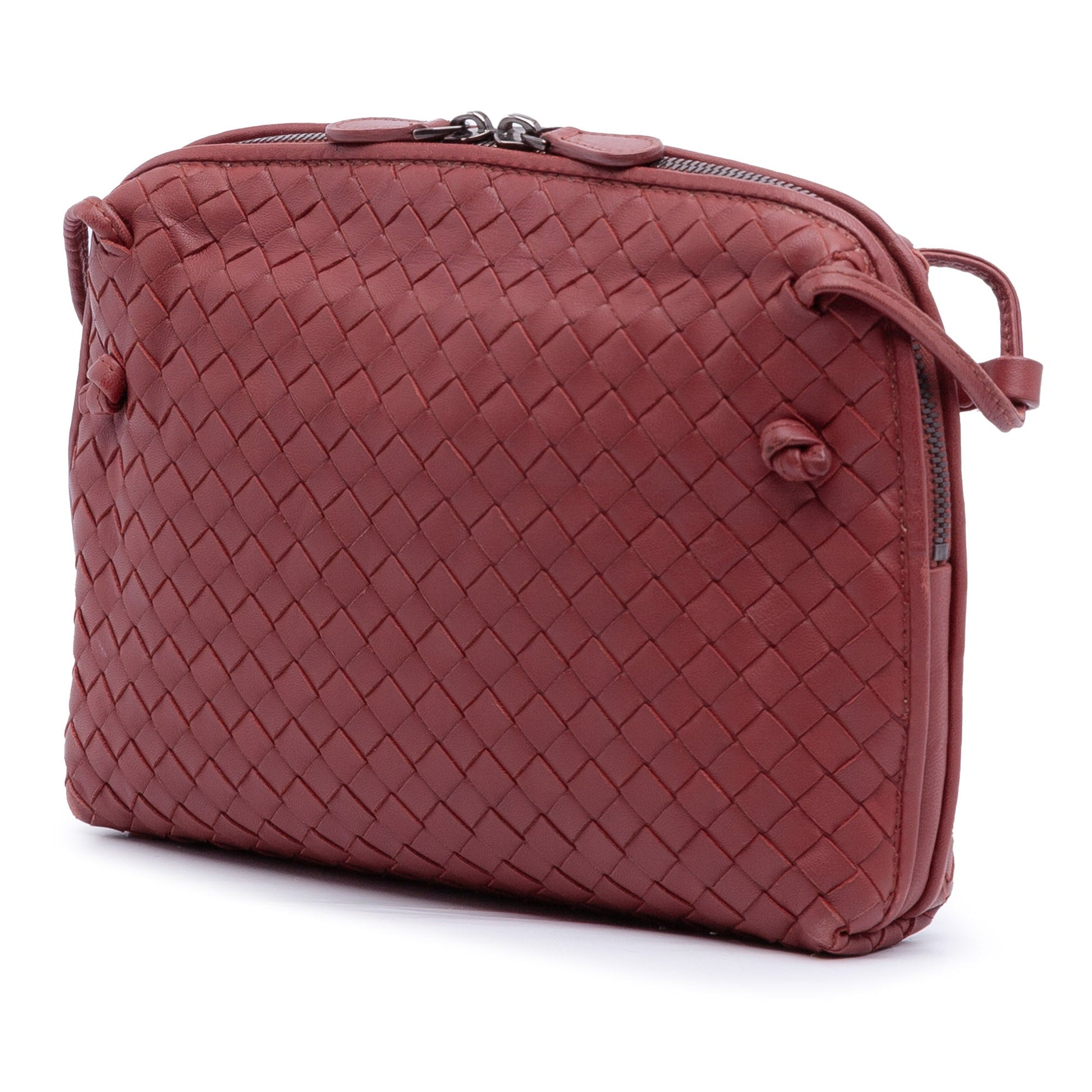 Bottega Veneta Nappa Intrecciato Nodini Crossbody