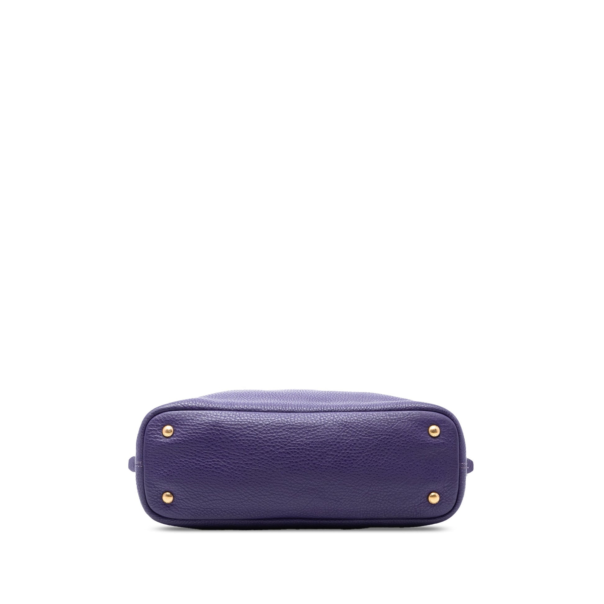 Prada Vitello Daino Side Zip Tote