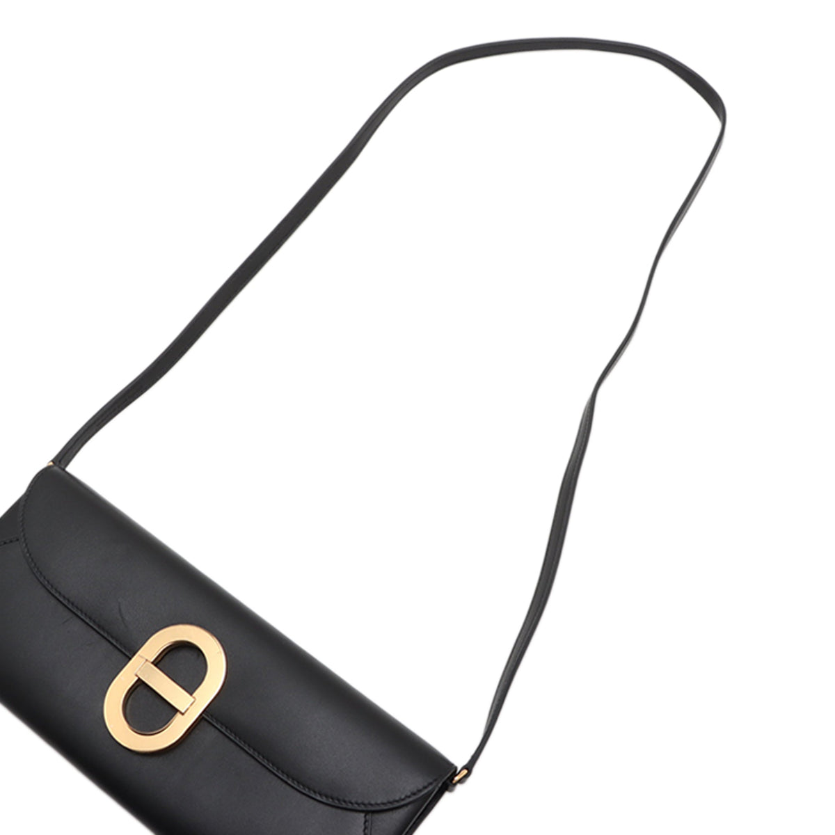 Hermès Tadelakt Chaine d Ancre To Go Wallet — Black