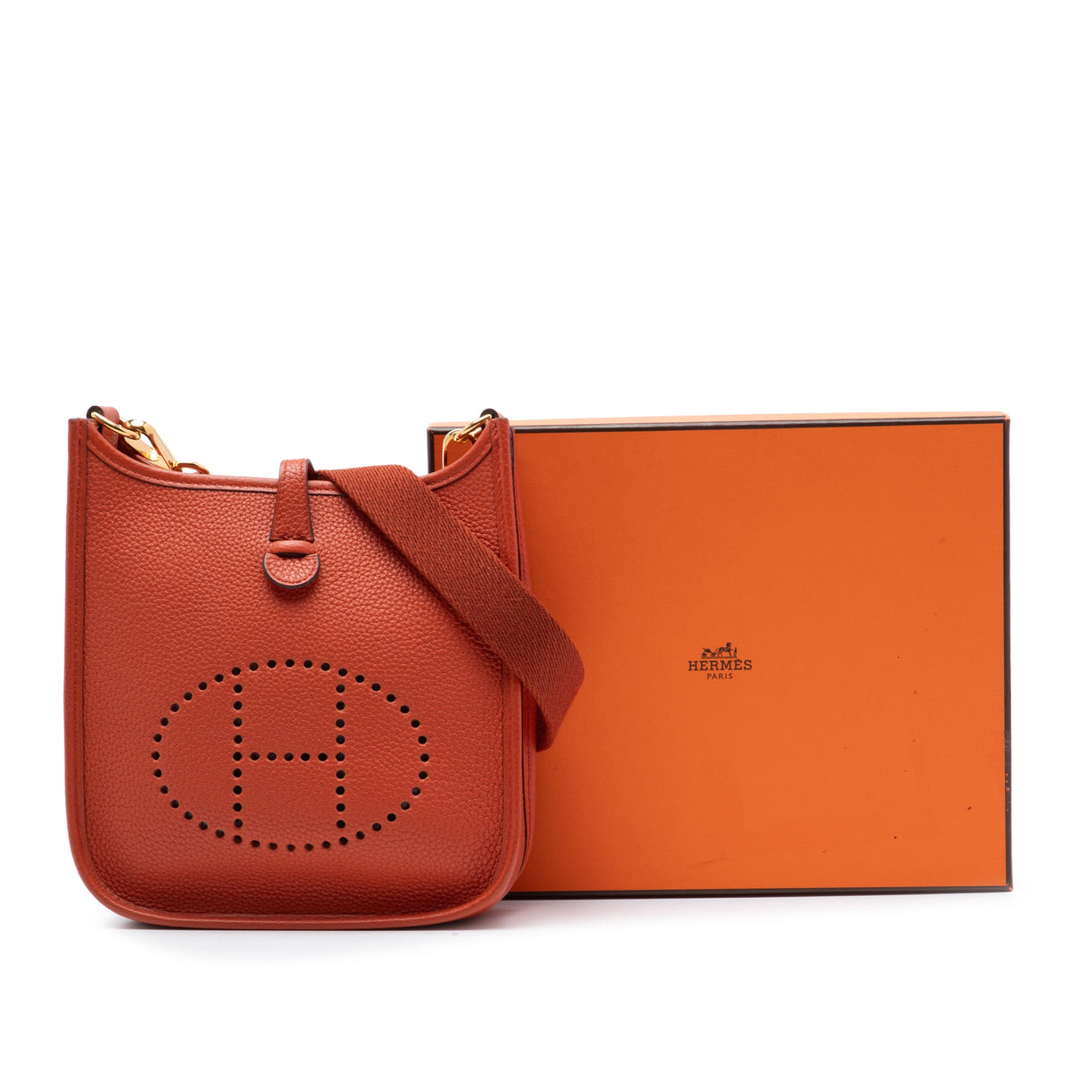 Hermès Clemence Evelyne TPM 16 — Orange
