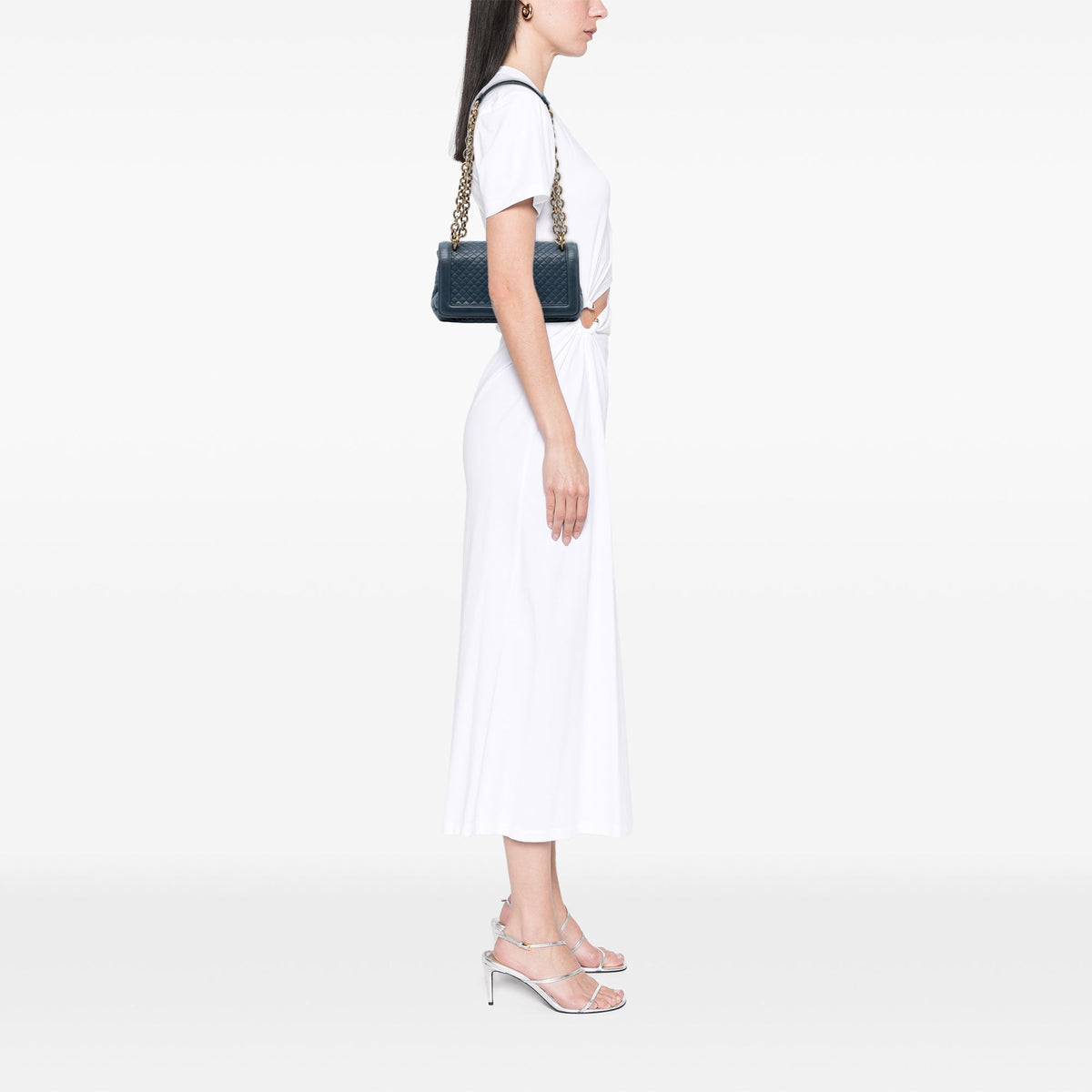 Bottega Veneta Quilted Leather Olimpia Knot Shoulder Bag