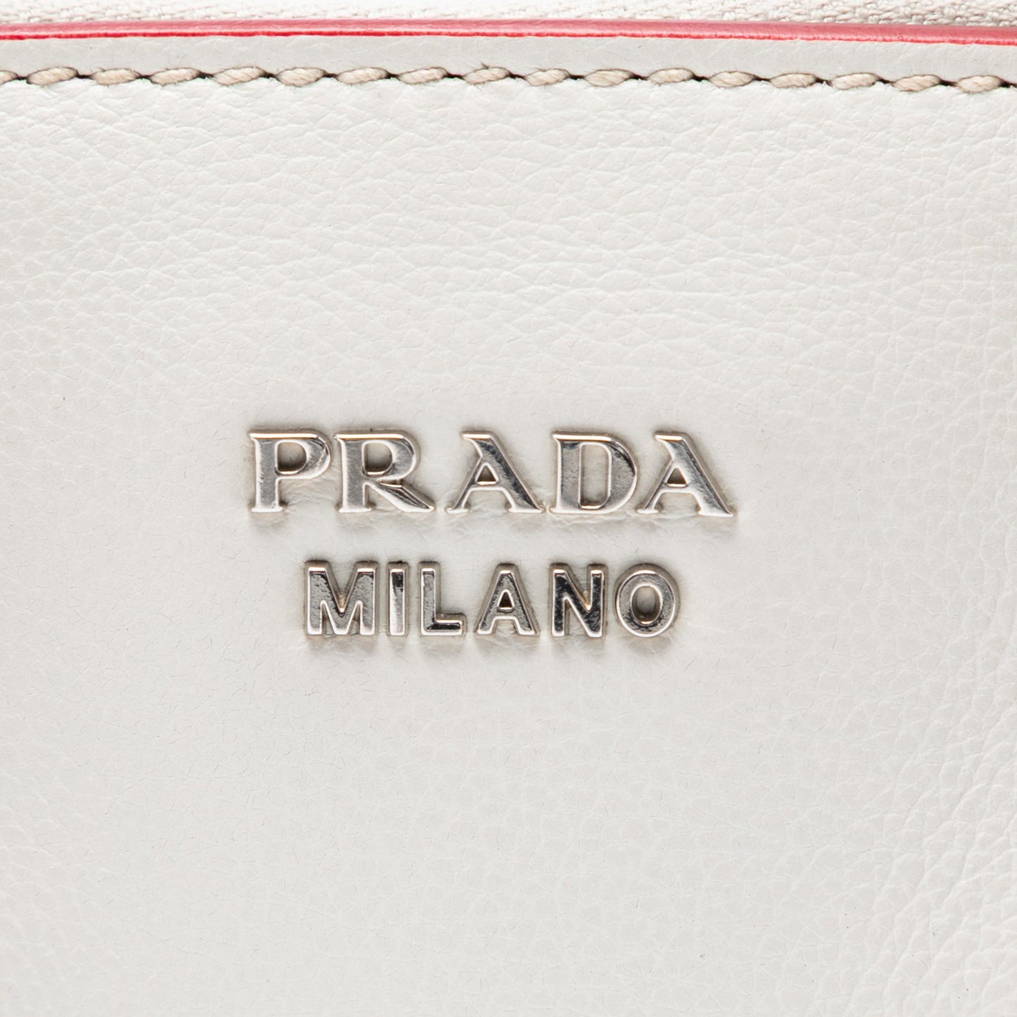 Prada Mini Scamosciato Trimmed Glace Calf Twin Pocket Satchel