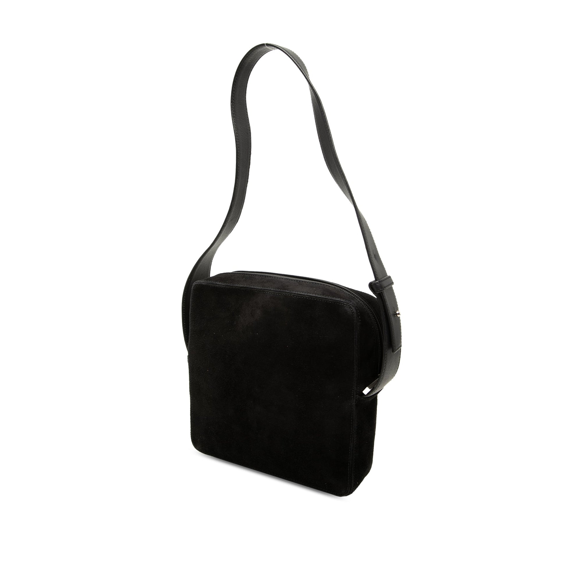 LOEWE Suede Anagram Shoulder Bag