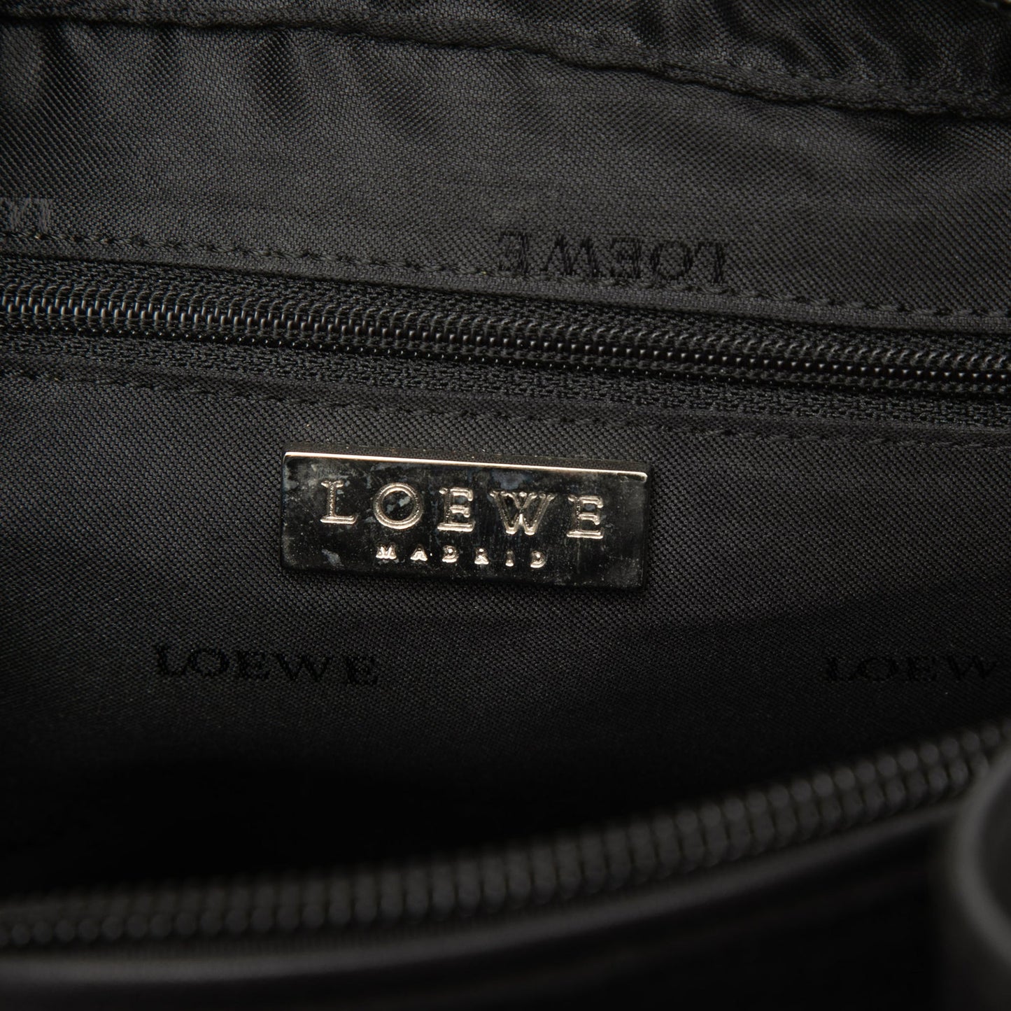 LOEWE Suede Anagram Shoulder Bag