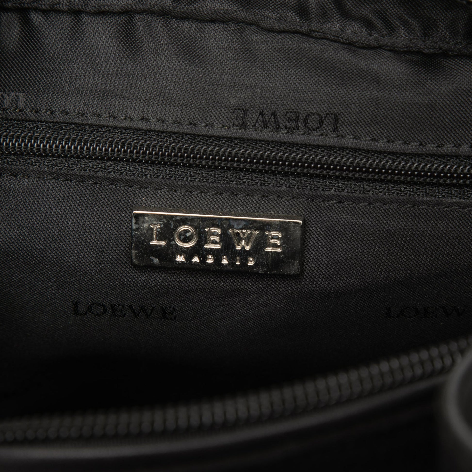 LOEWE Suede Anagram Shoulder Bag