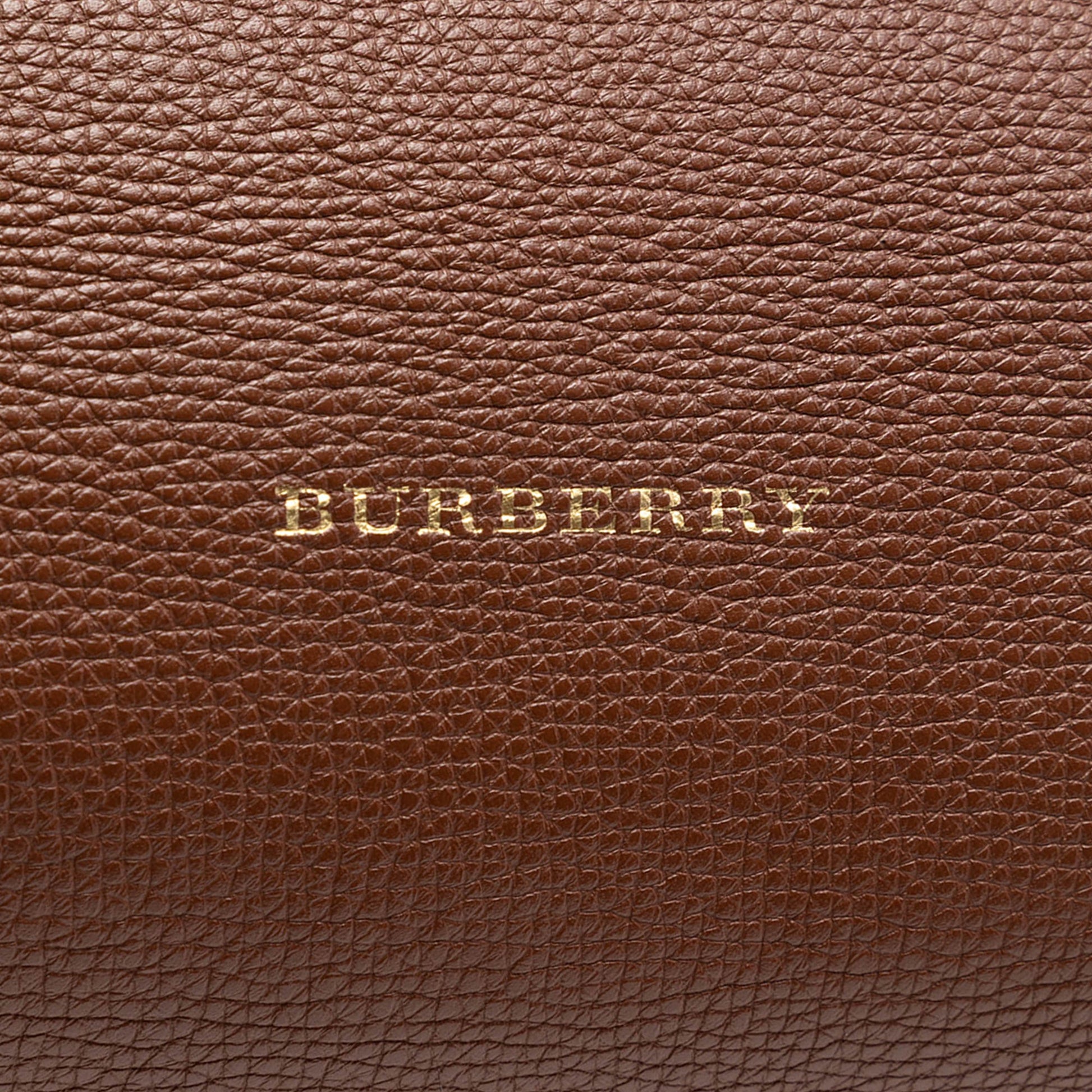 Burberry Medium Calfskin and House Check Banner Satchel