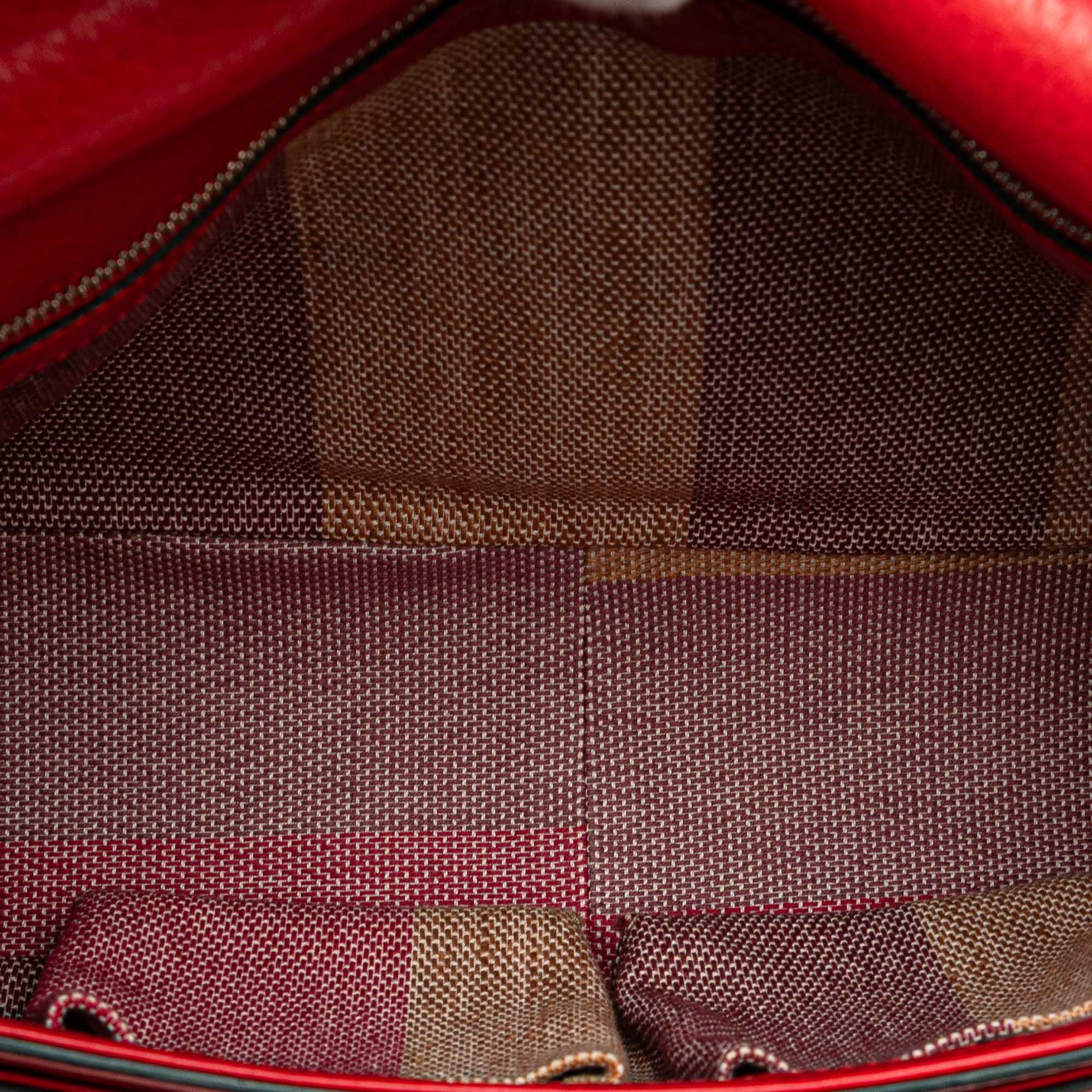 Gucci Medium Leather Bamboo Daily Crossbody