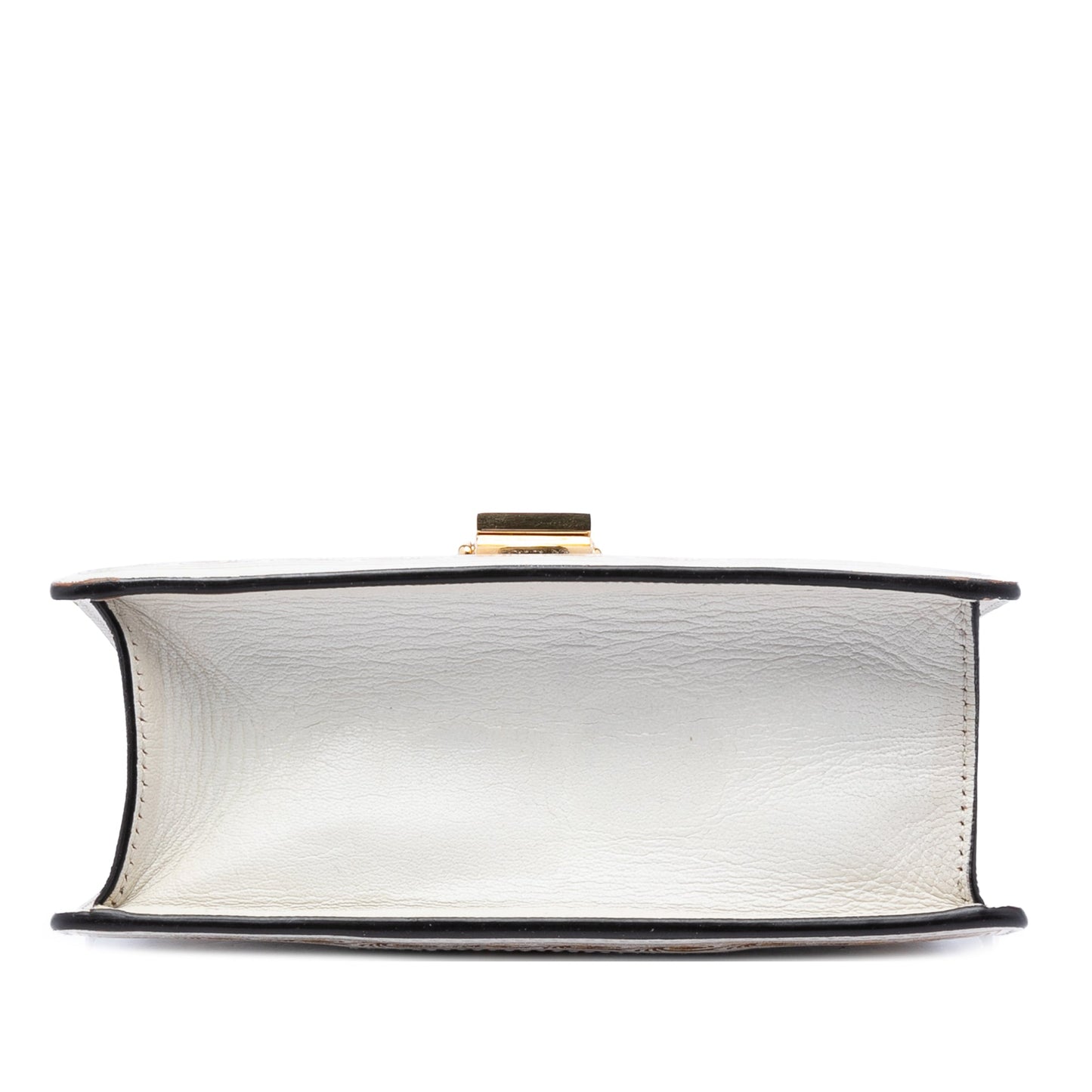 Gucci Mini Calfskin Web Star Print Sylvie Satchel