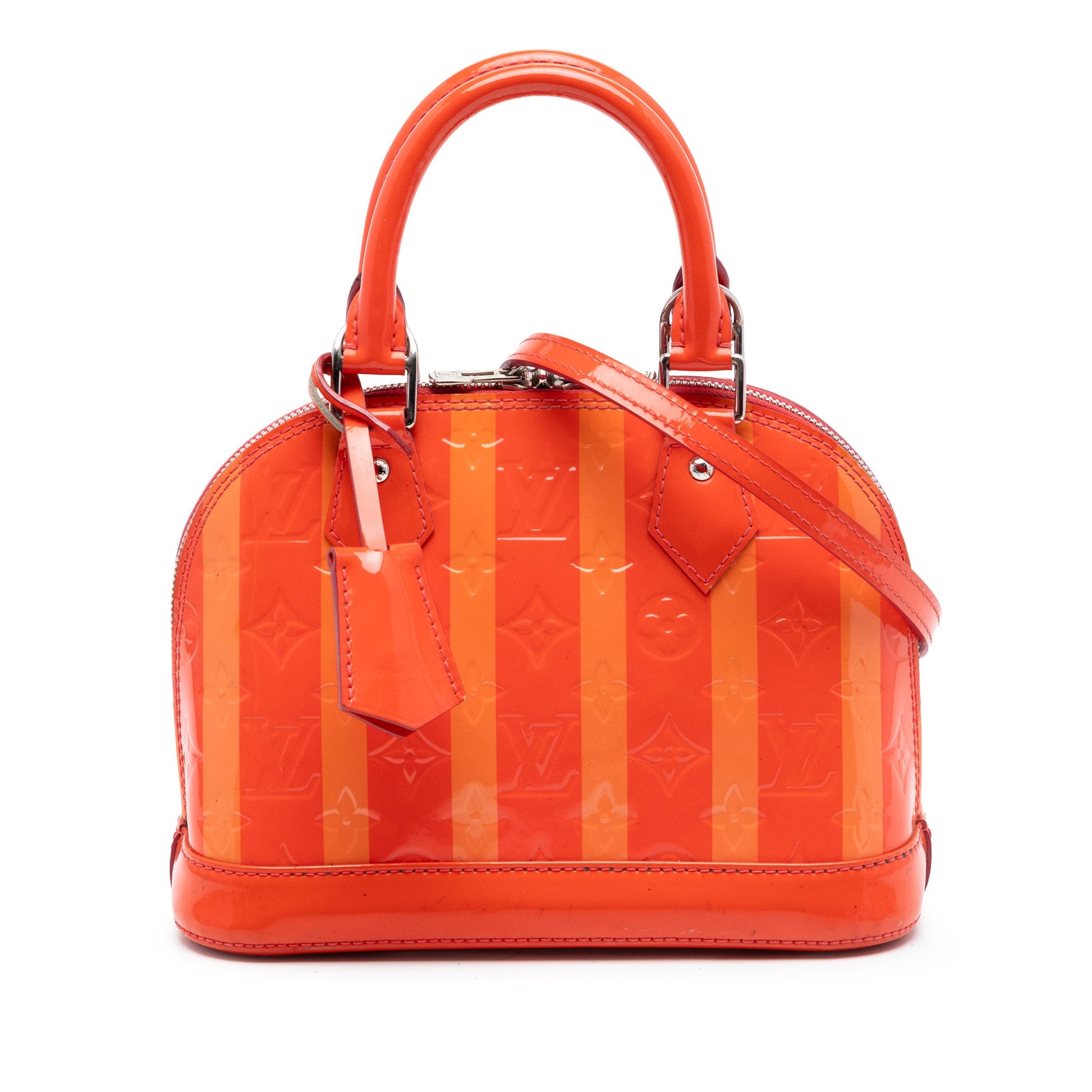 Louis Vuitton Monogram Vernis Rayures Alma BB