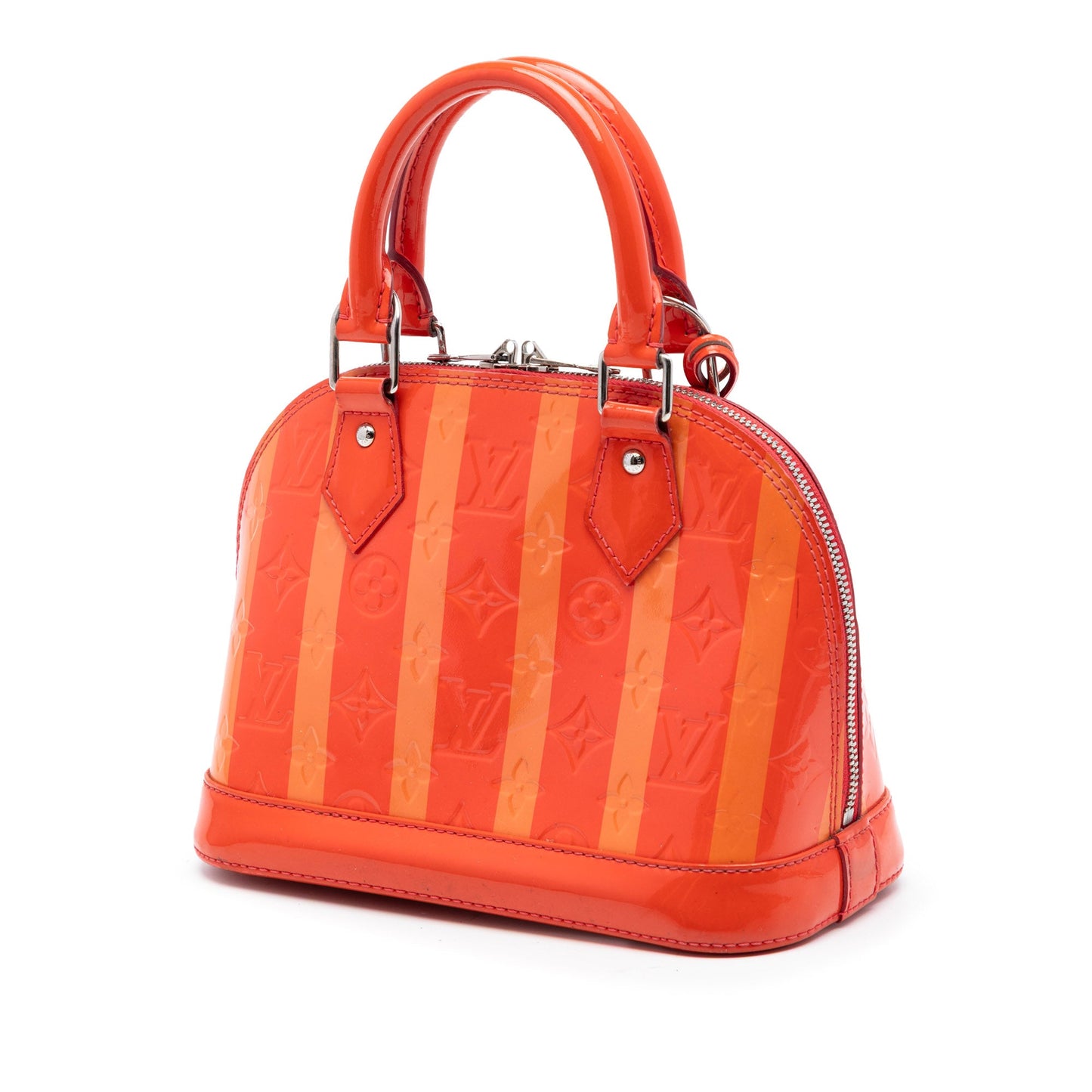 Louis Vuitton Monogram Vernis Rayures Alma BB