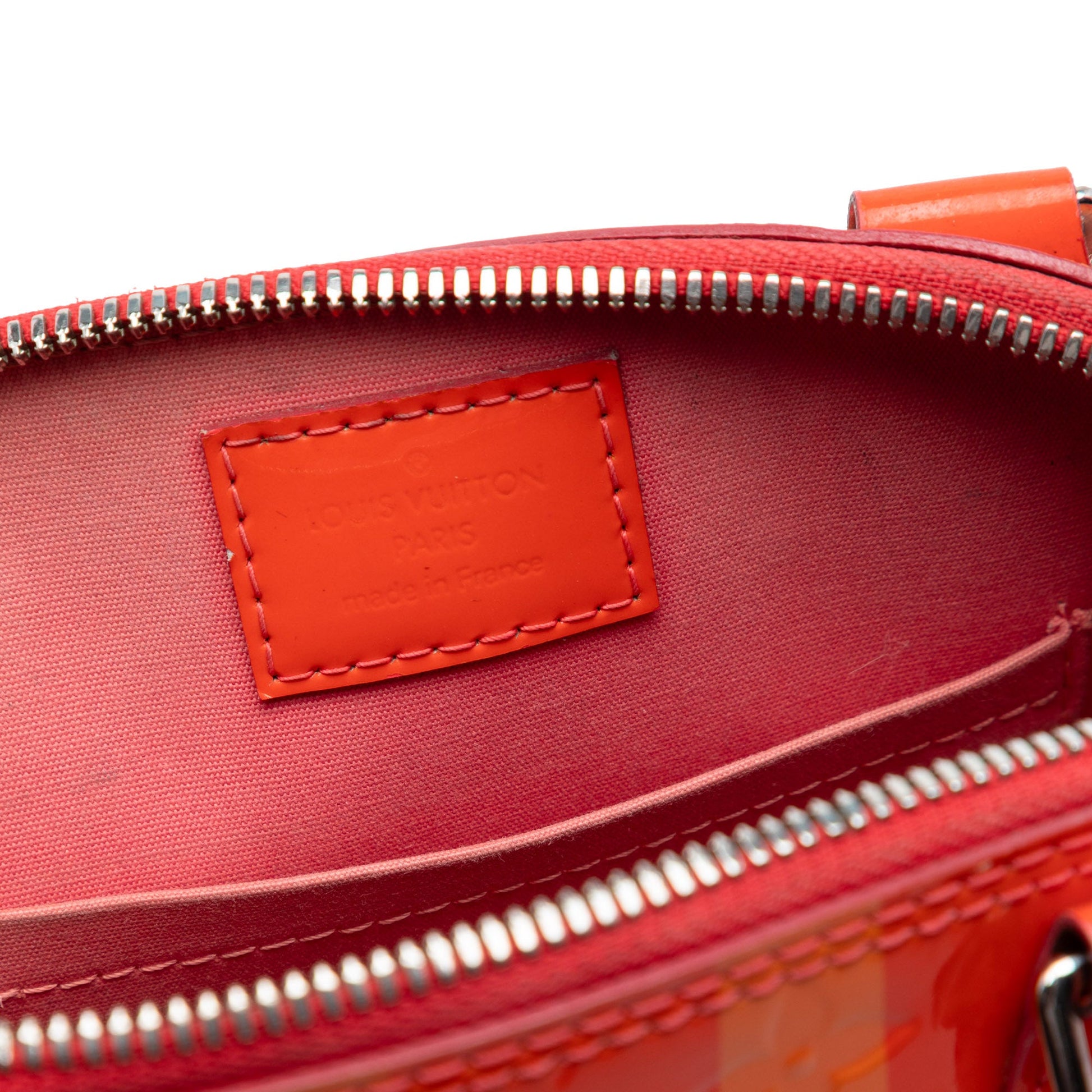 Louis Vuitton Monogram Vernis Rayures Alma BB