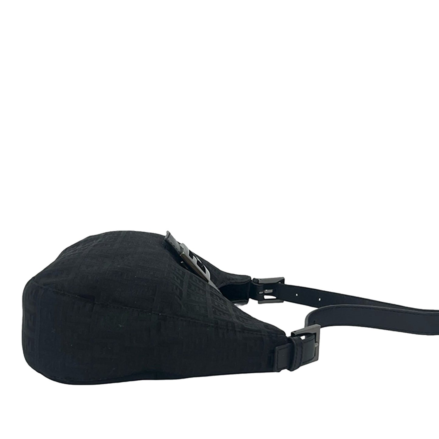 Fendi Zucchino Canvas Shoulder Bag