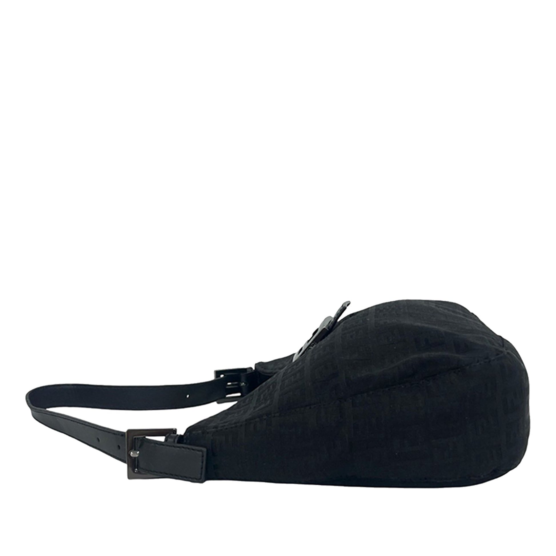 Fendi Zucchino Canvas Shoulder Bag