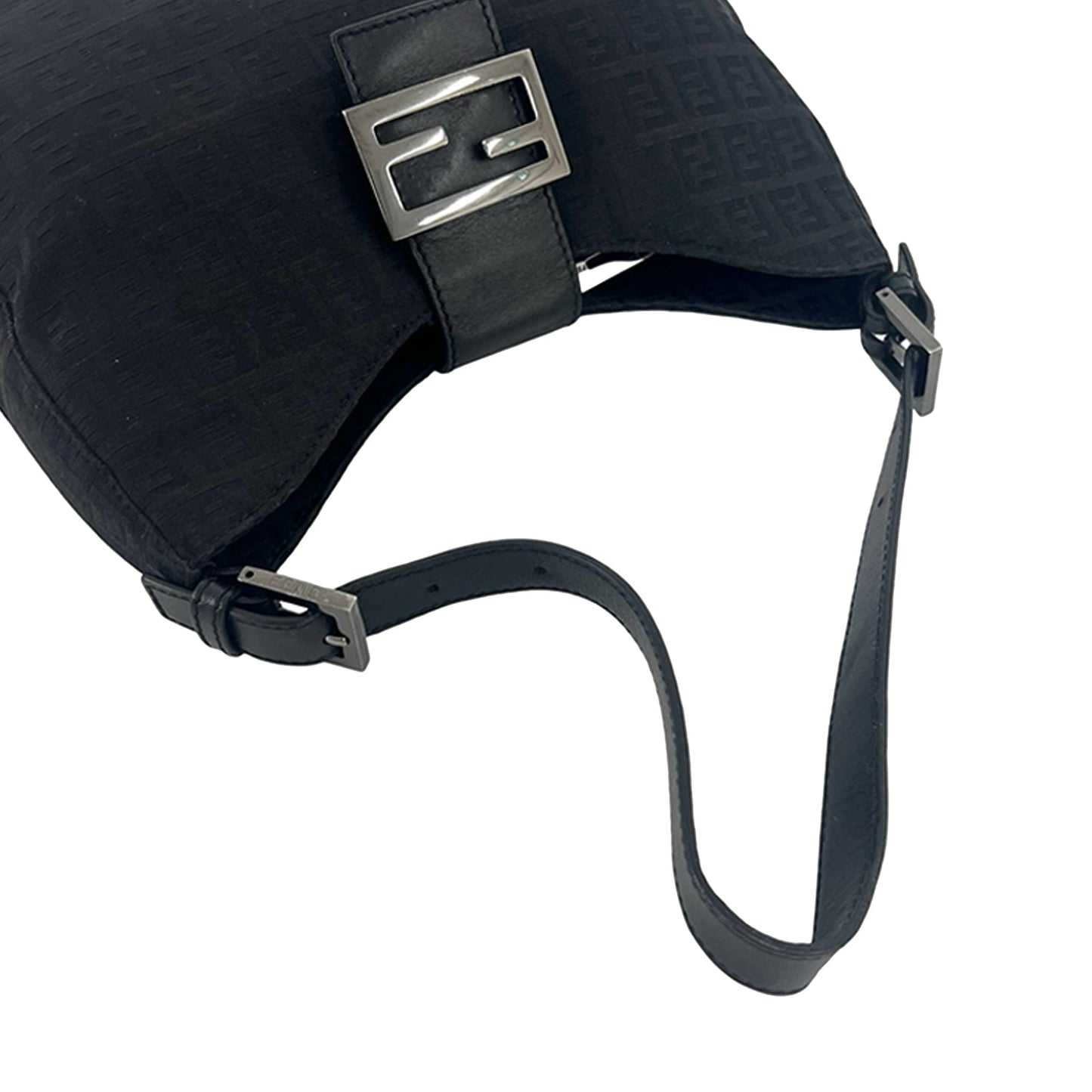 Fendi Zucchino Canvas Shoulder Bag