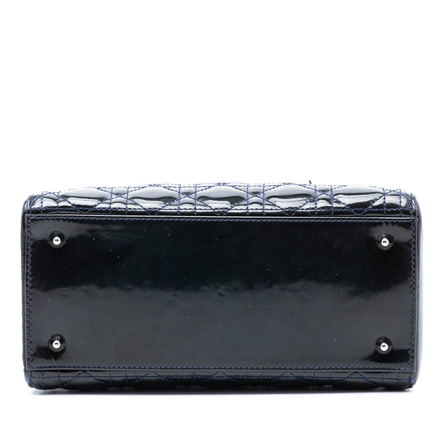 Dior Medium Patent Cannage Lady Dior