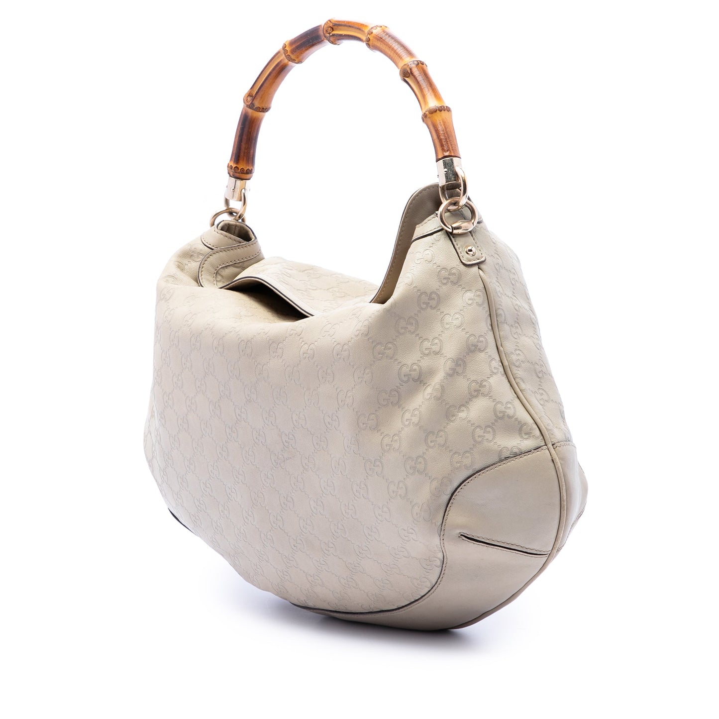 Gucci Guccissima Peggy Bamboo Satchel