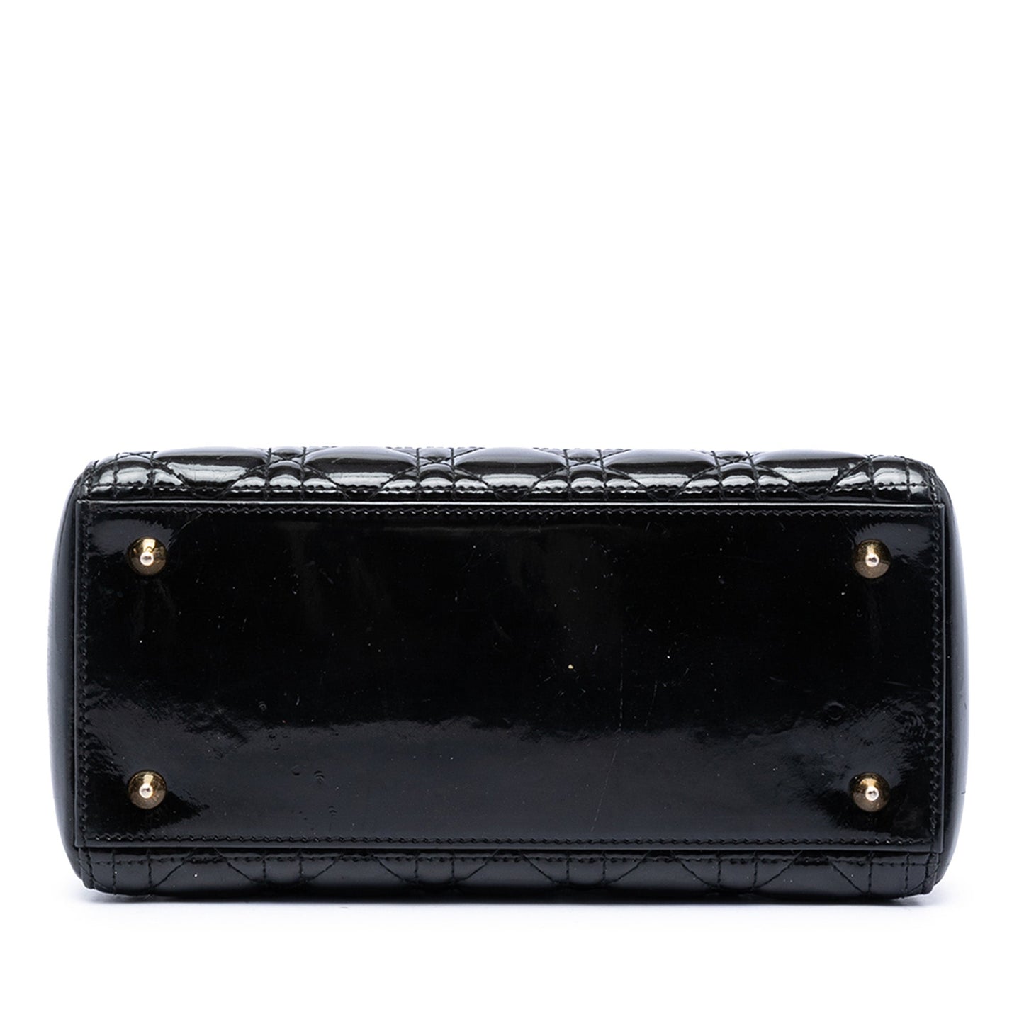 Dior Medium Patent Cannage Lady Dior