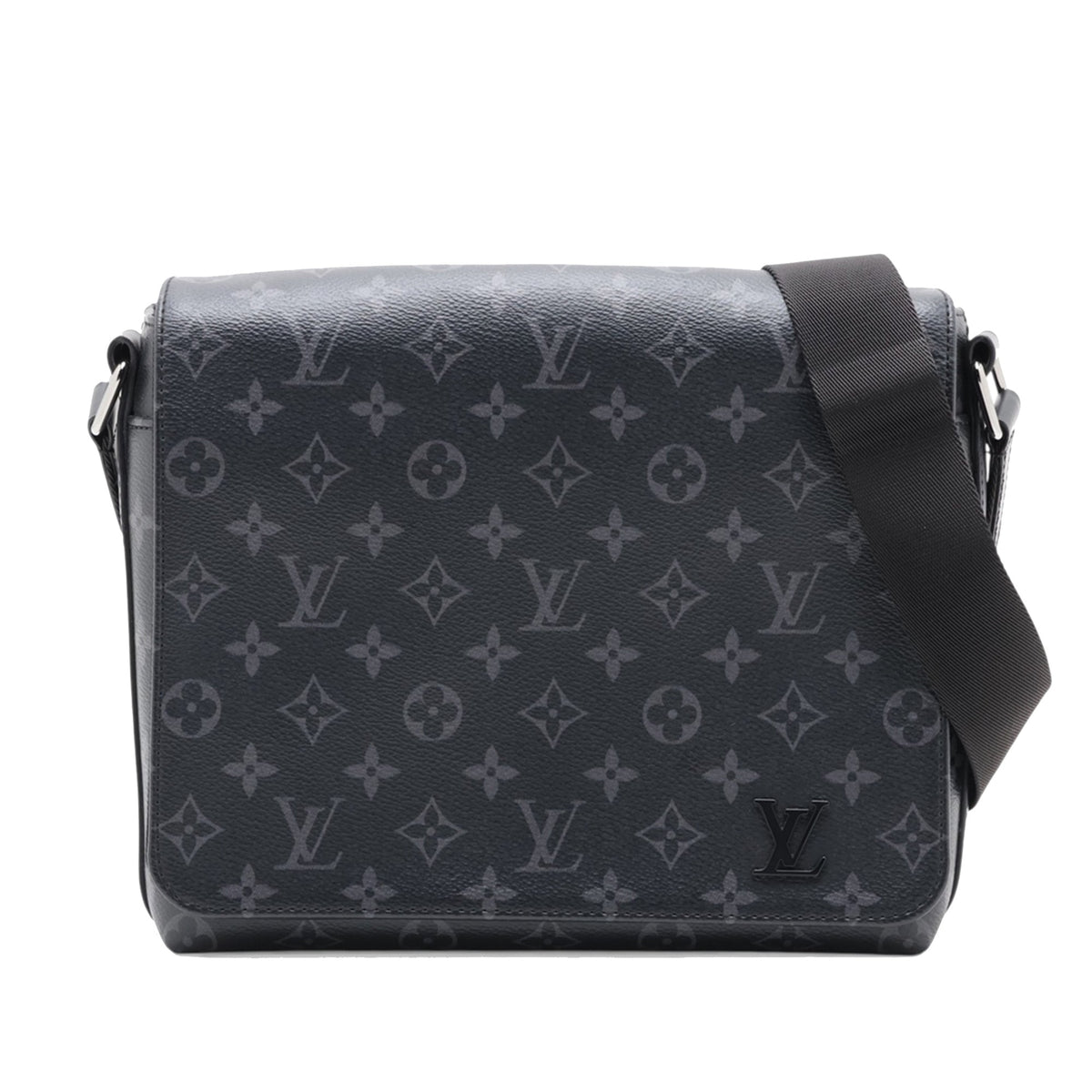 Louis Vuitton Monogram Eclipse District PM — Black