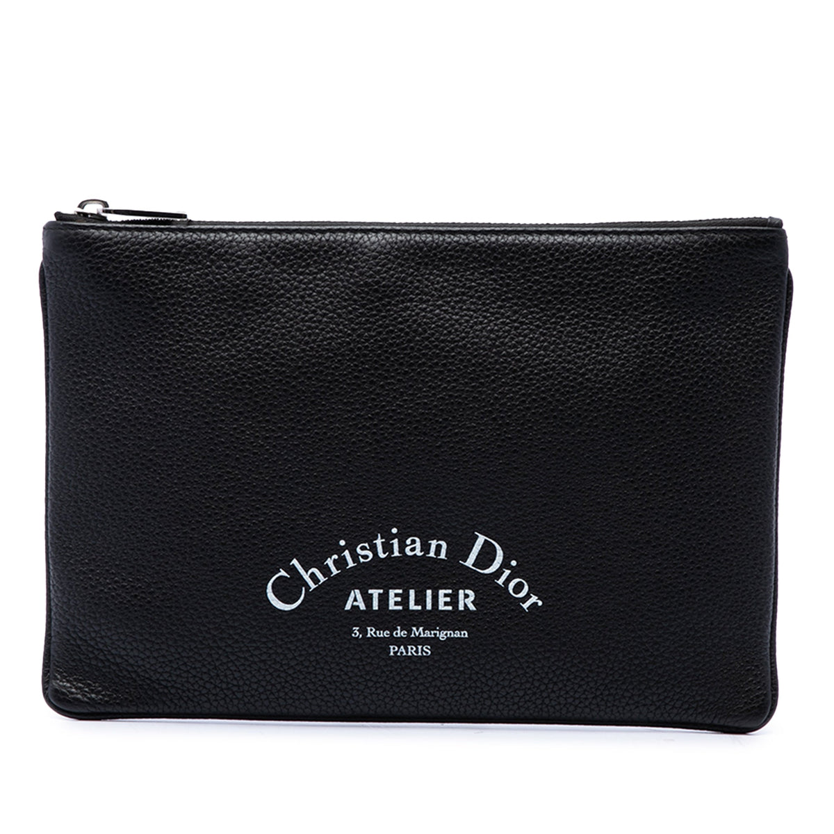 Dior Grained Calfskin Atelier Clutch