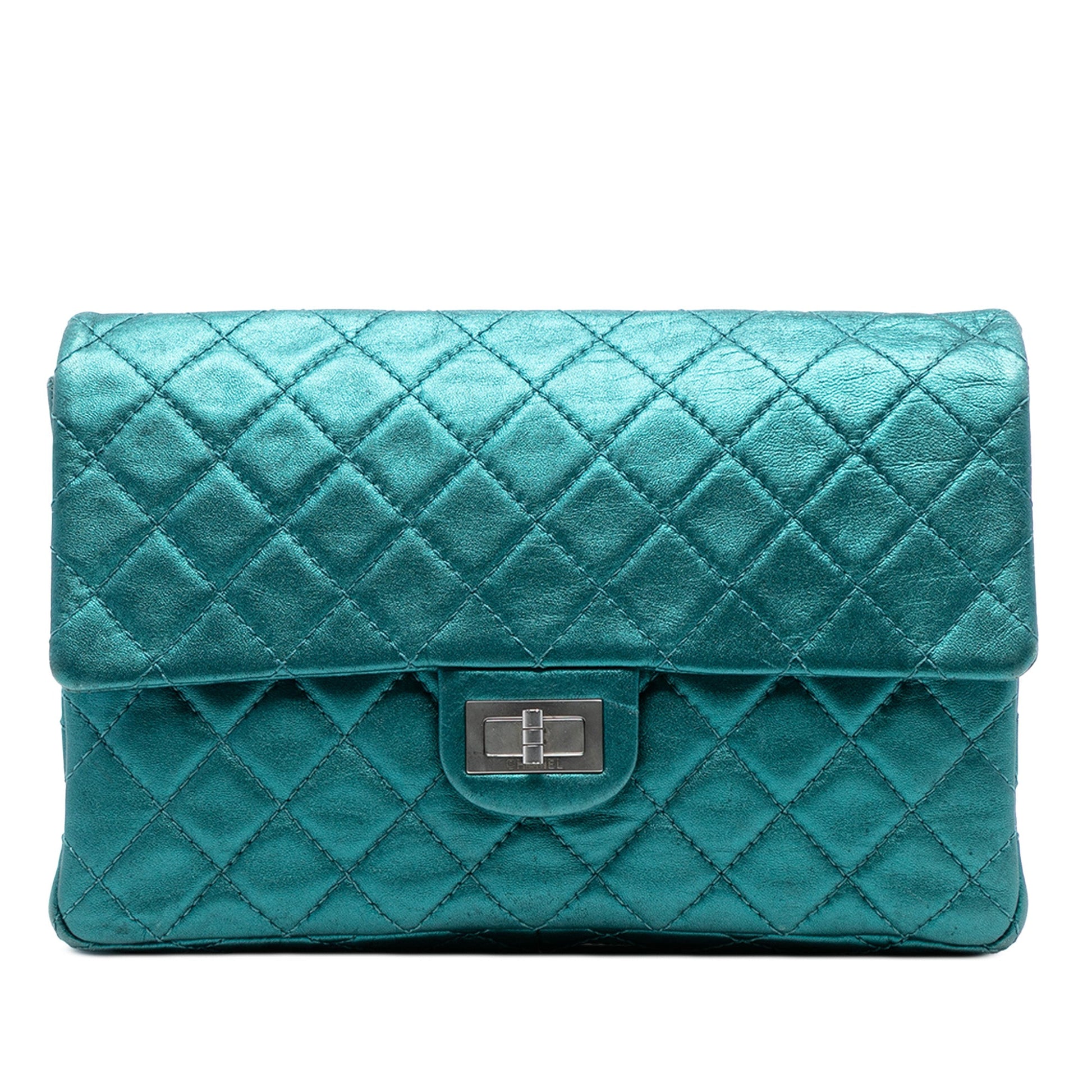 Chanel Quilted Metallic Calfskin Reissue 2.55 Flap 226