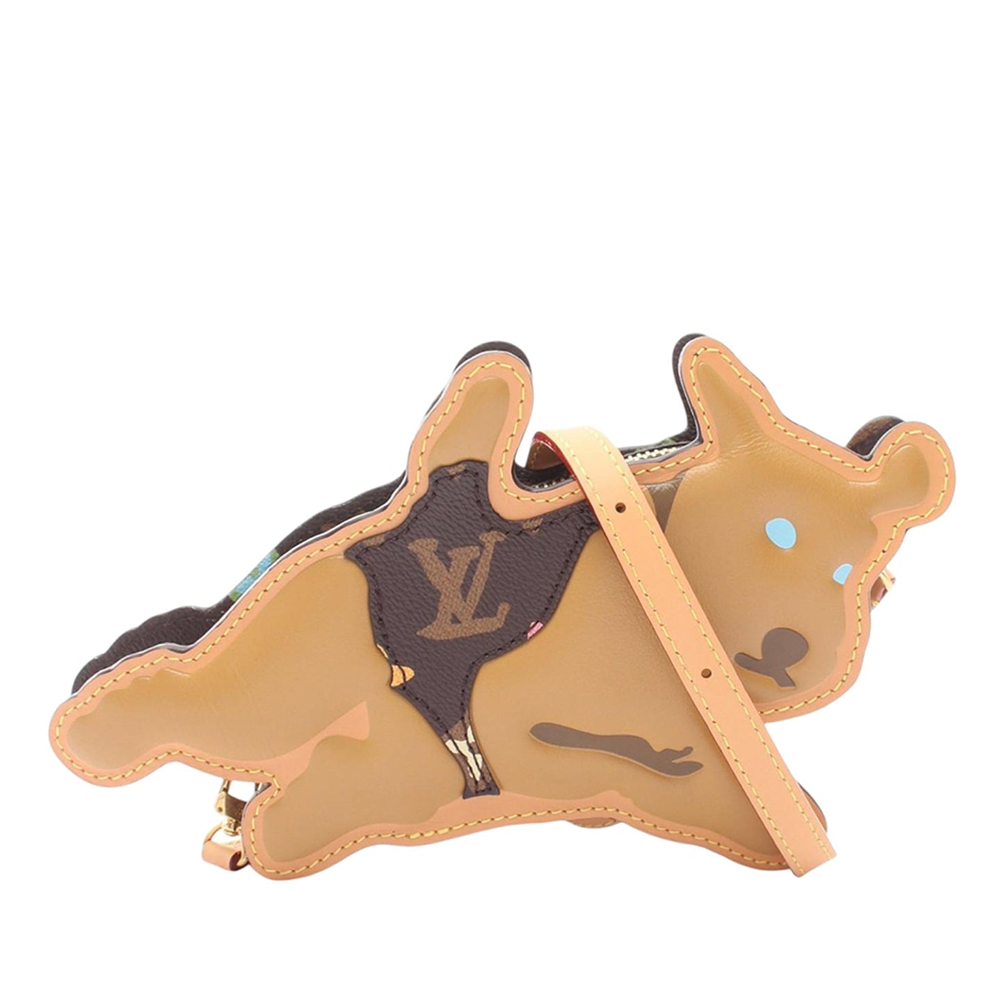 Louis Vuitton Tyler The Creator Monogram Craggy Dog On Strap Wearable Wallet