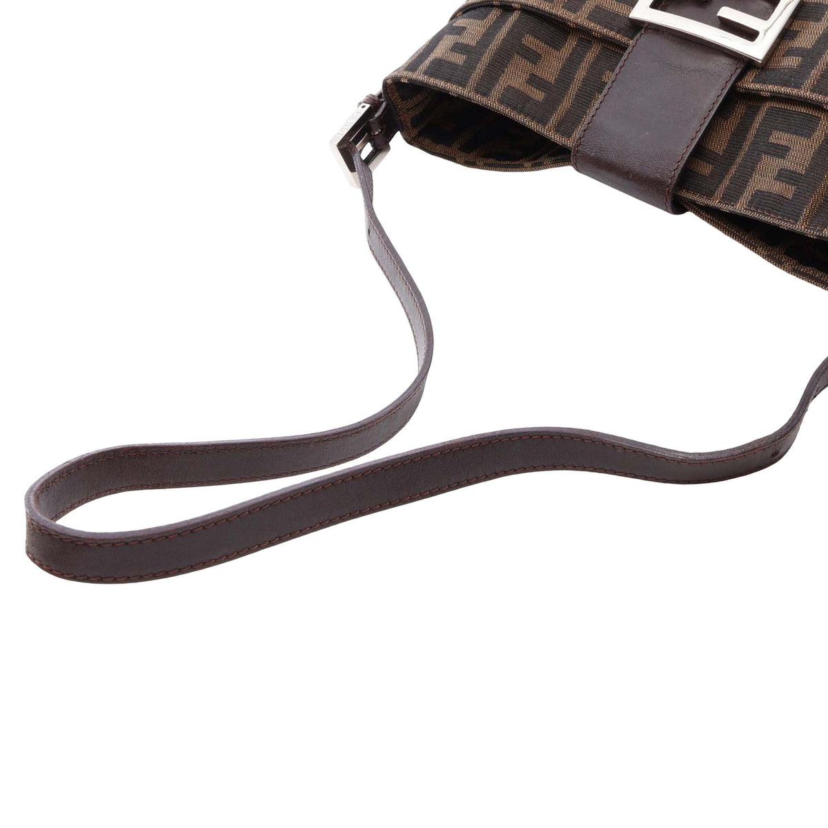 Fendi Zucca Canvas Shoulder Bag