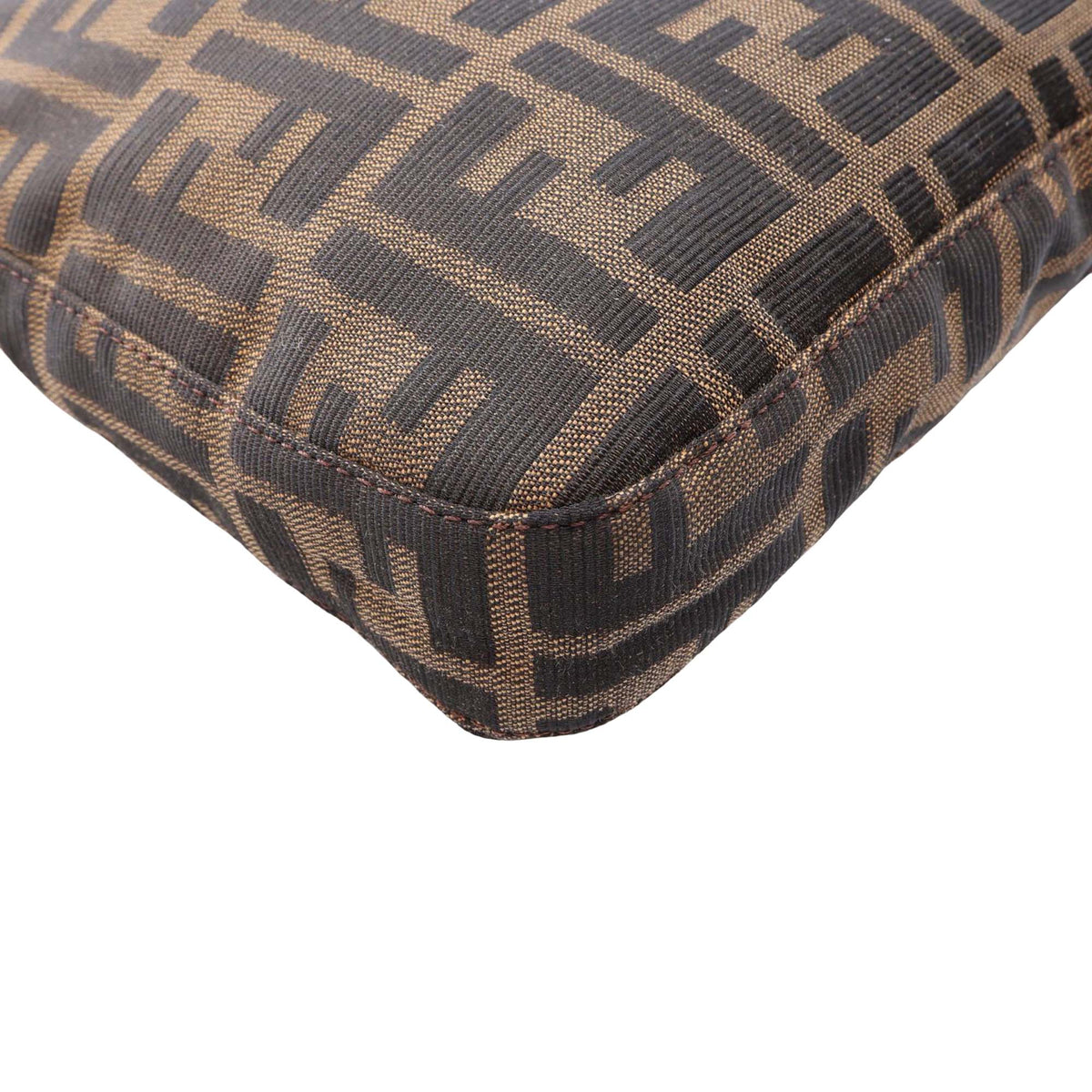 Fendi Zucca Canvas Shoulder Bag