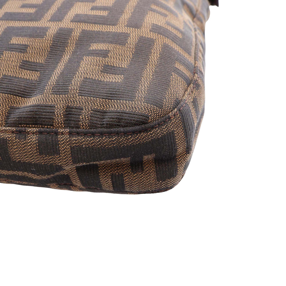 Fendi Zucca Canvas Shoulder Bag