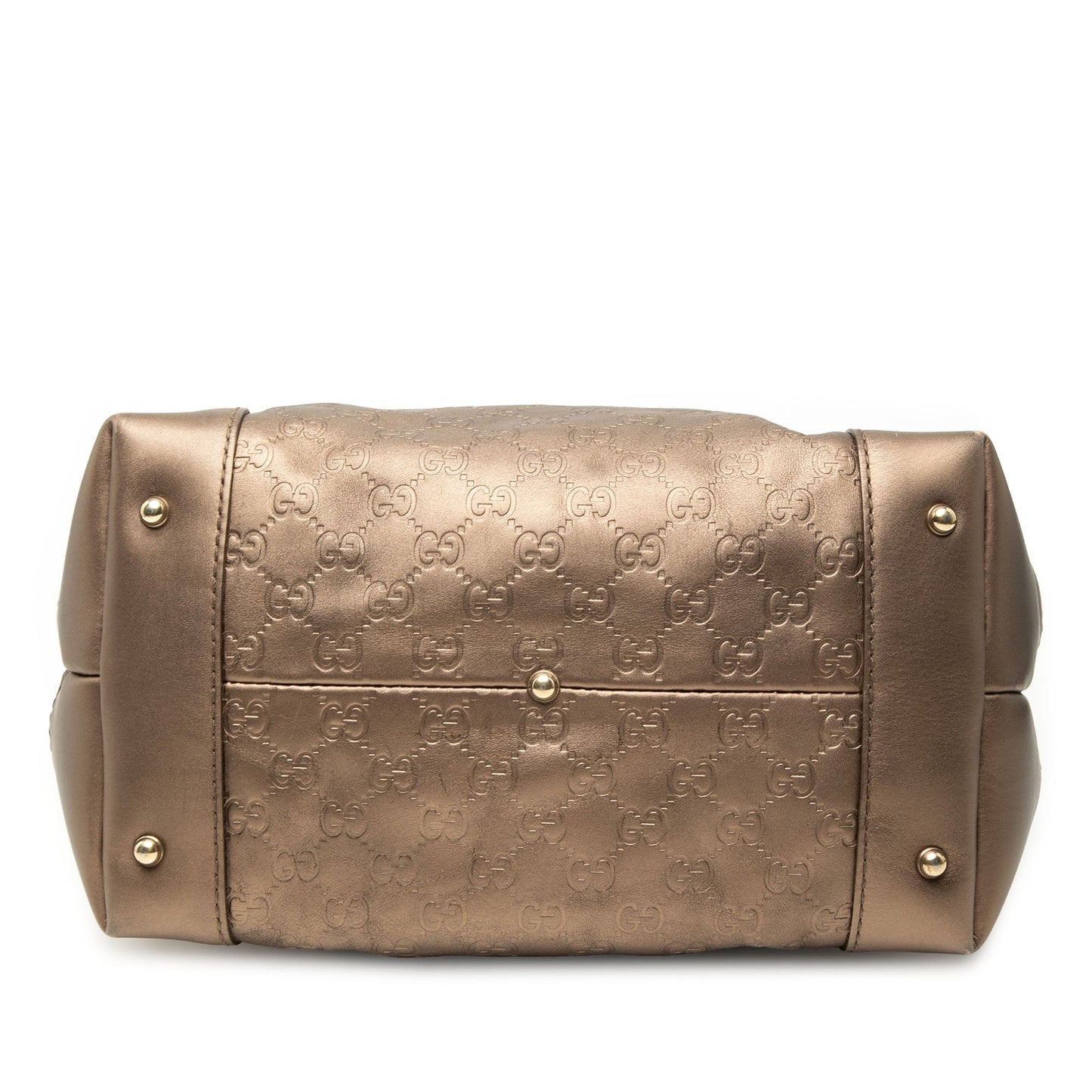 Gucci Metallic Guccissima Heart Bit Shoulder Bag