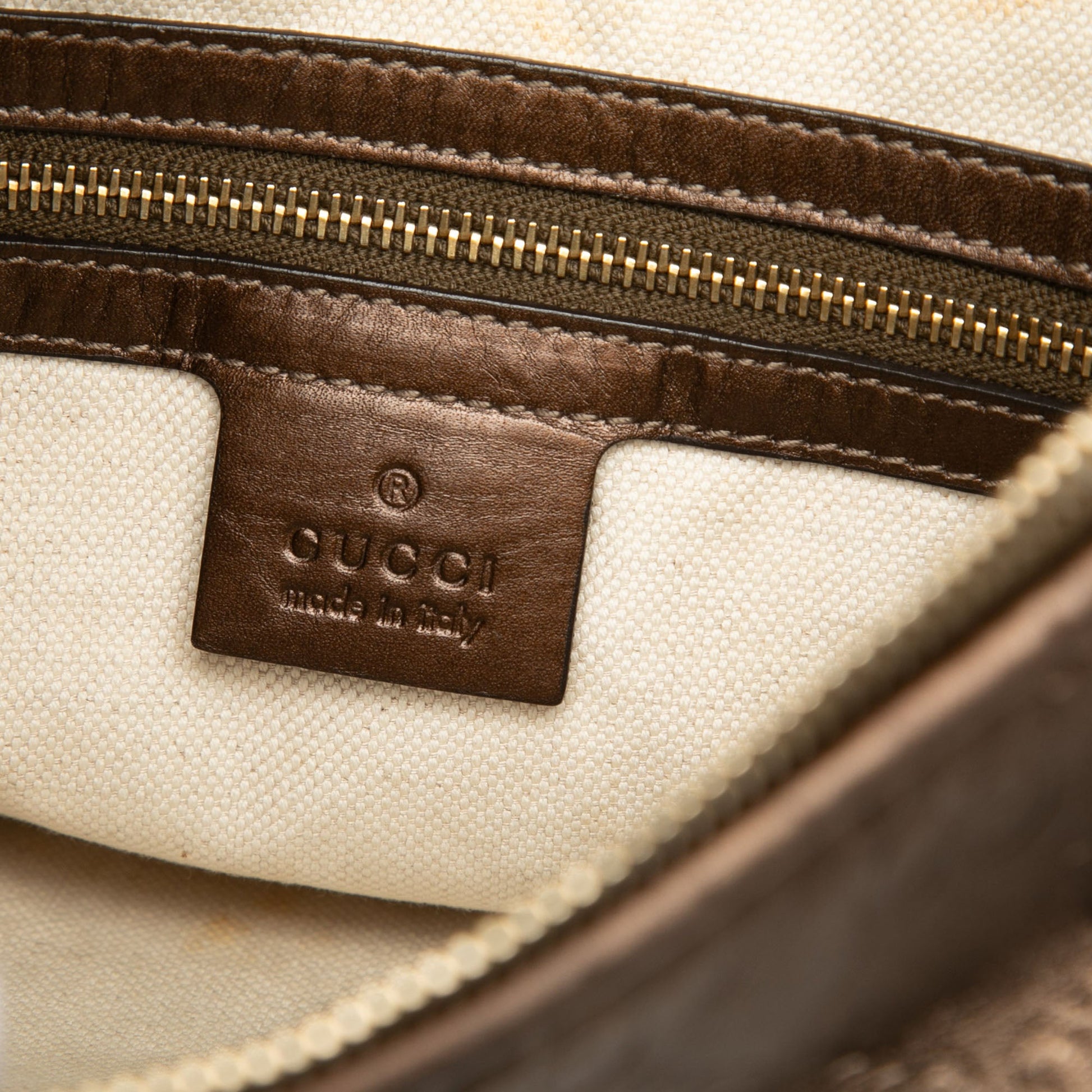 Gucci Metallic Guccissima Heart Bit Shoulder Bag