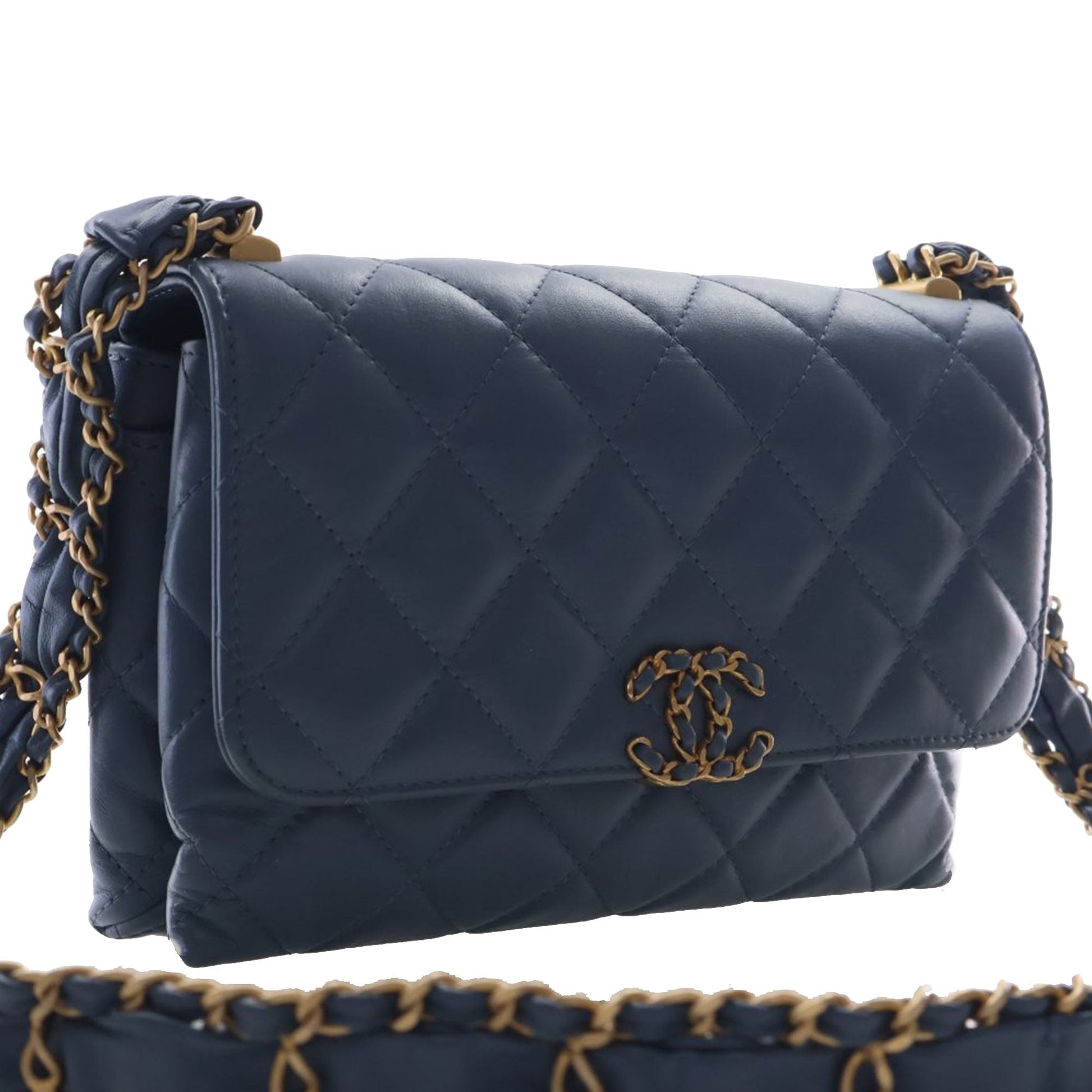 Chanel Medium Quilted Calfskin 19 Flap